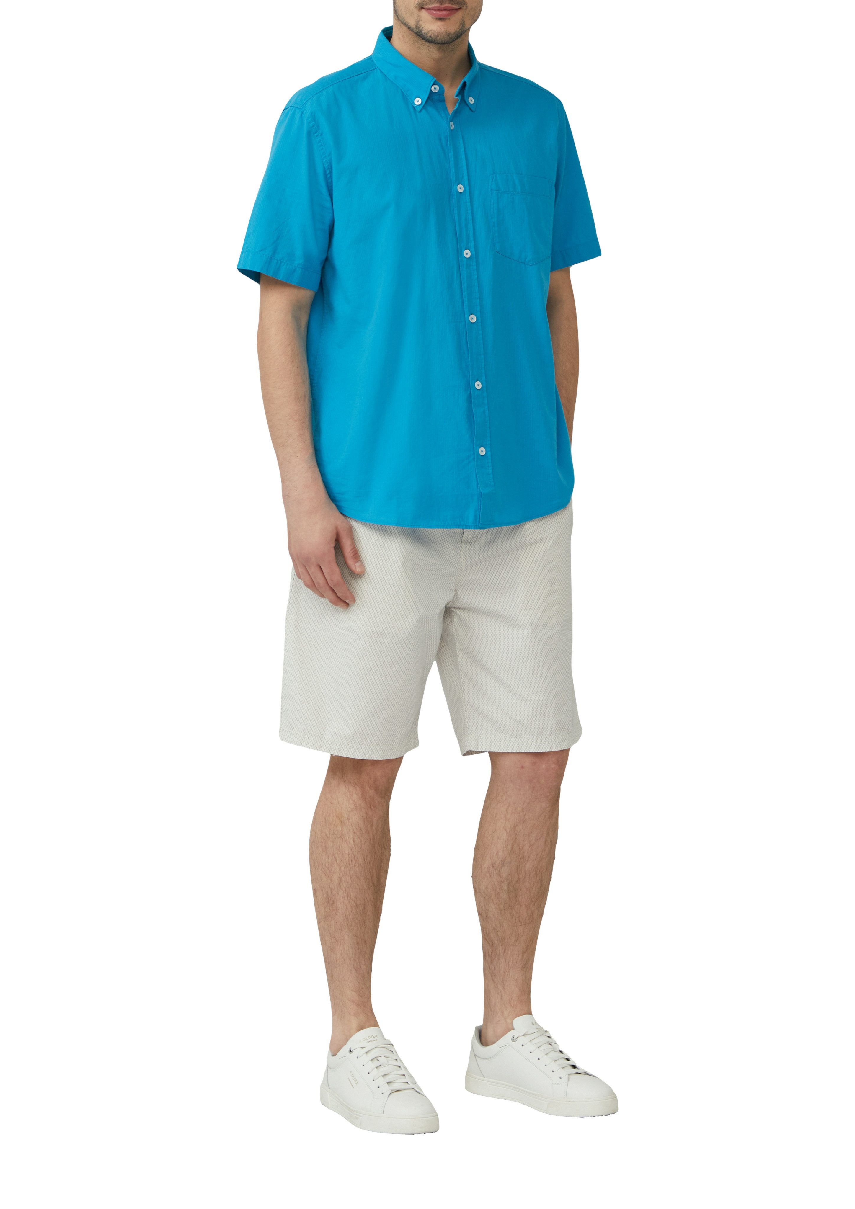 s.Oliver Kurzarmhemd mit Brust Tasche günstig online kaufen