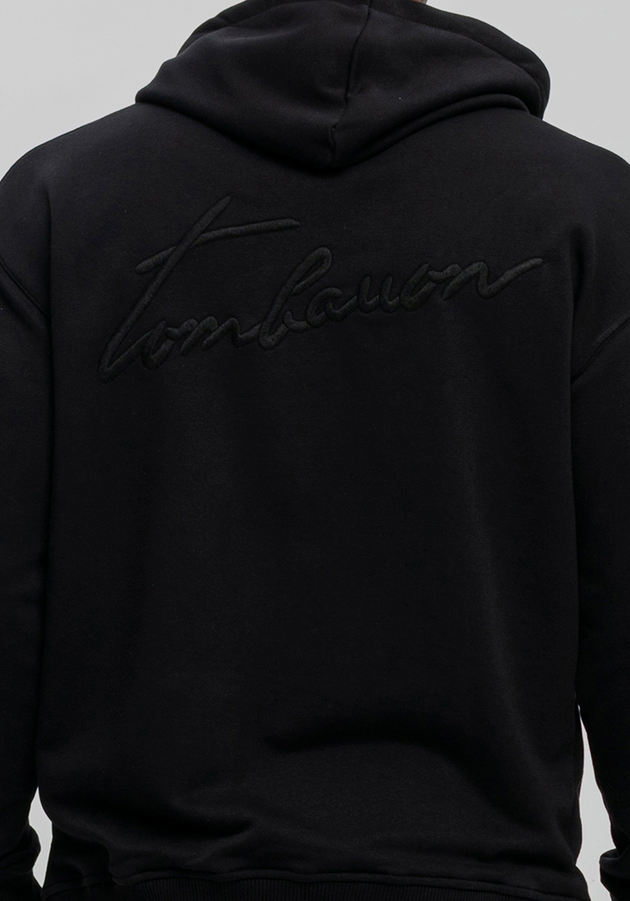 Tom Barron Jogginganzug mit Hoodie, und Label-Stickerei