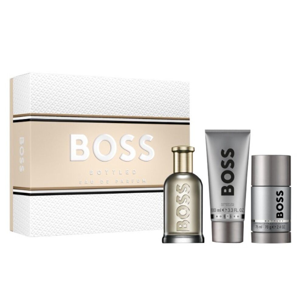 BOSS Duft-Set Hugo Boss Boss Bottled EDP 100 ml + Deodorant VAPO 75 ml + SG 100 ml