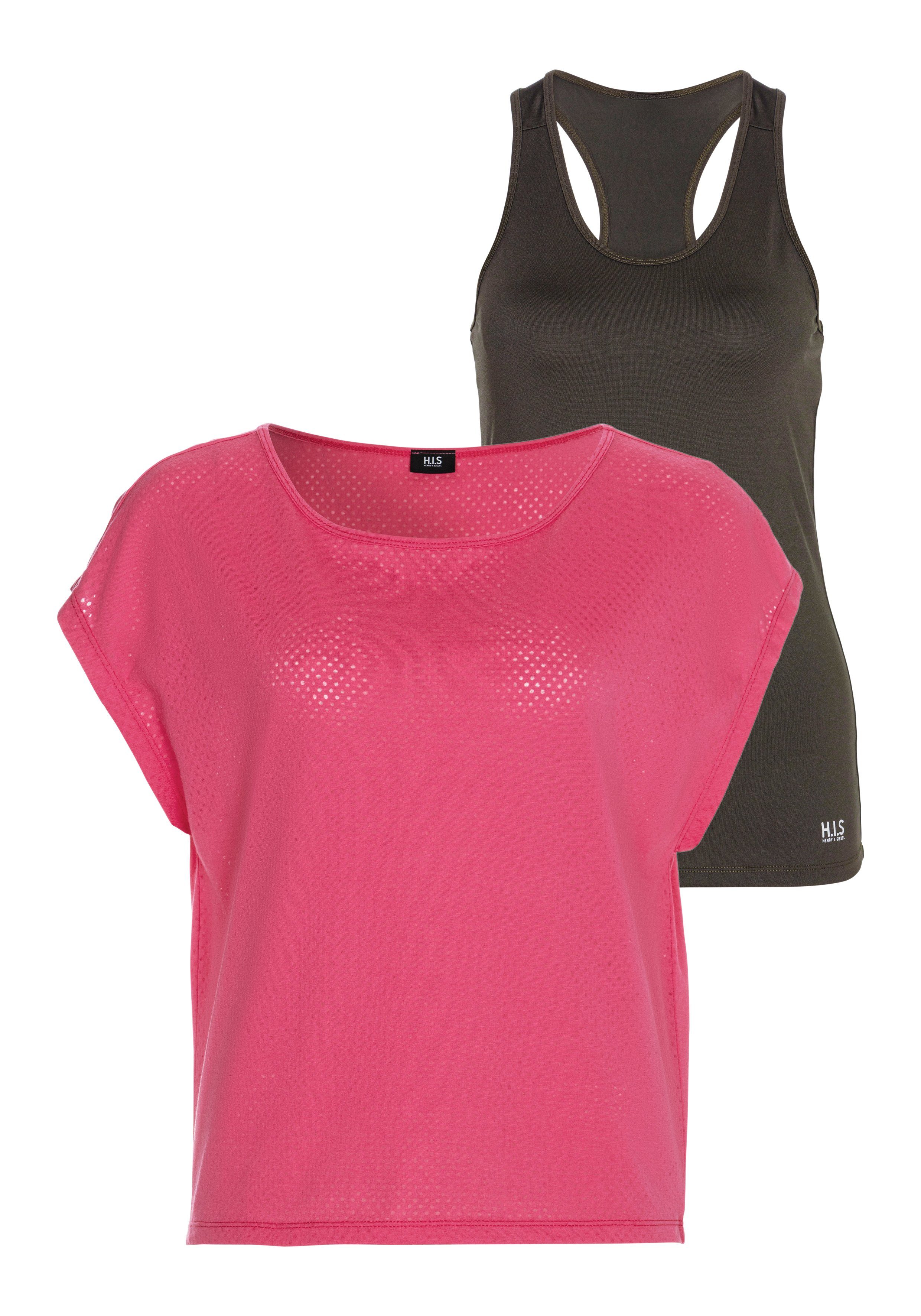 H.I.S Trainingsshirt 2-tlg. Shirt & Top günstig online kaufen