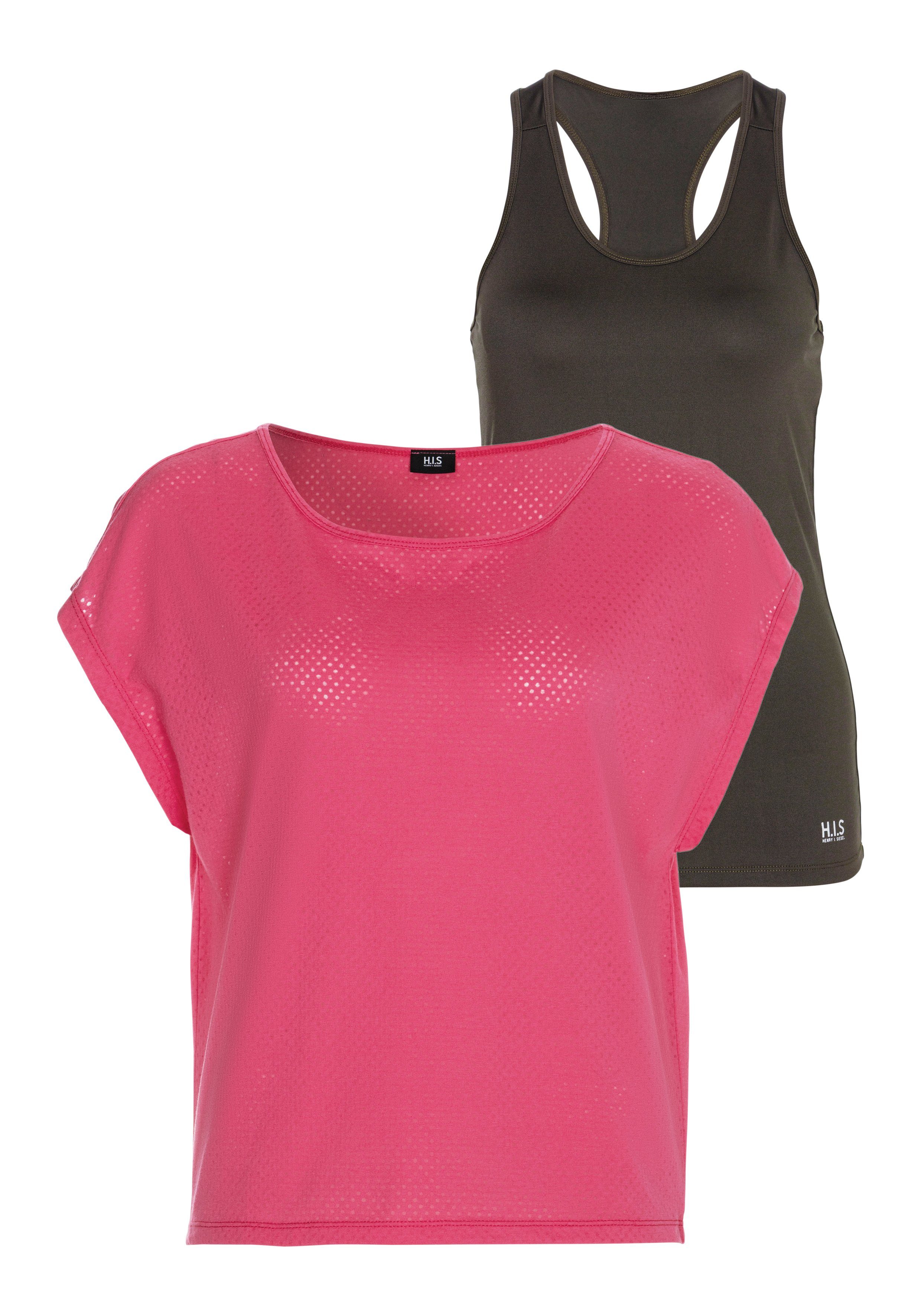 H.I.S Trainingsshirt 2-tlg. Shirt & Top (Spar-Set, 2-tlg)