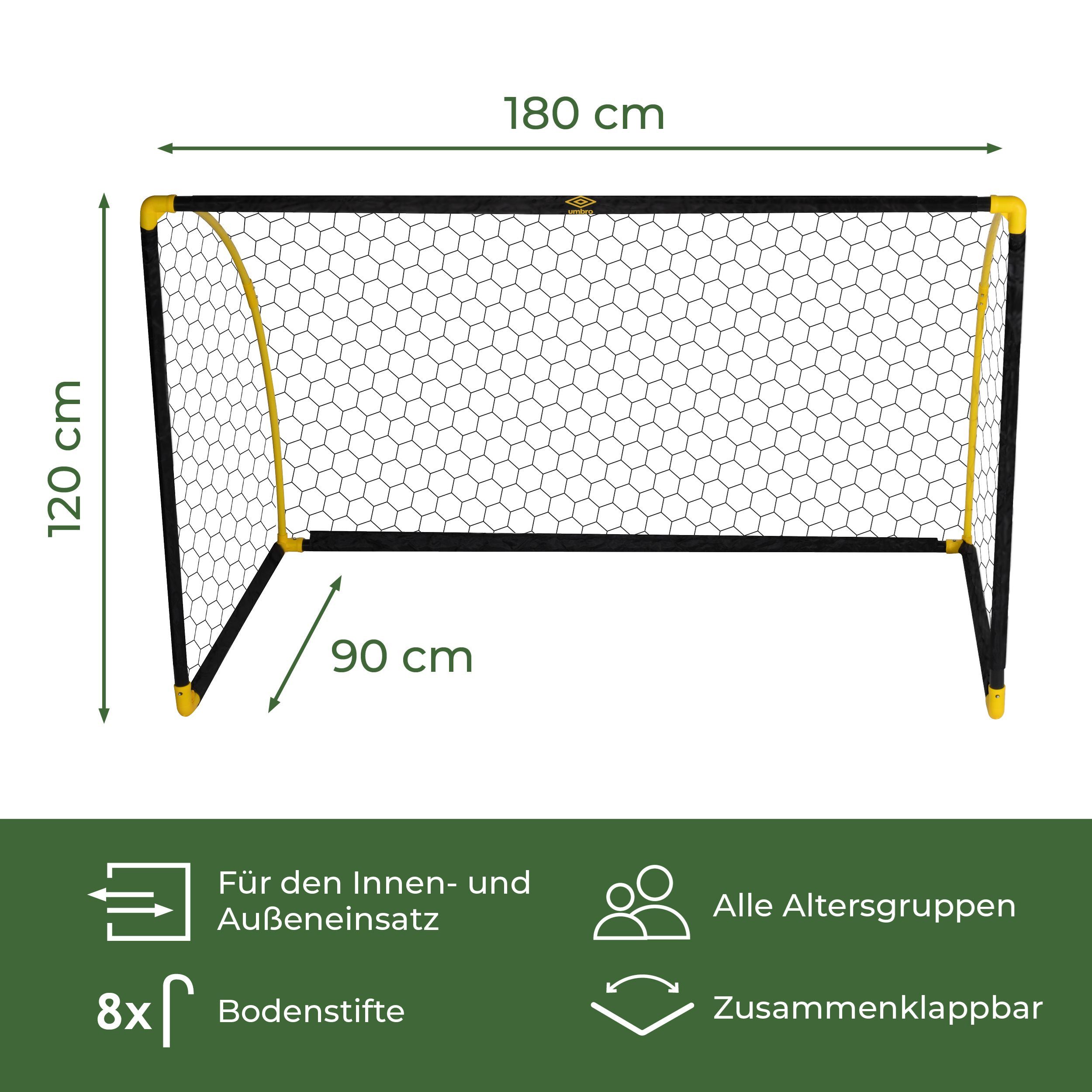 Umbro Fußballtor Umbro Fußballtor 180 x 91 cm