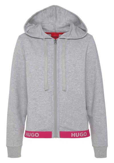 HUGO Sweatjacke SPORTY LOGO_JACKET mit Kordel