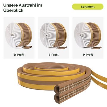 Nematek Insektenschutz-Fensterrahmen Nematek® Dichtungsband für Tür- und Fensterspalten, selbstklebend