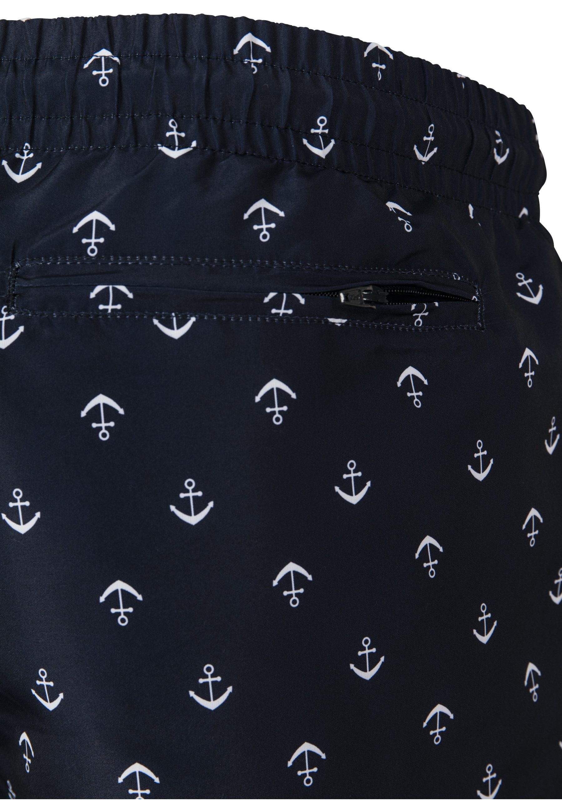 URBAN CLASSICS Badeshorts Urban Classics Herren Pattern Swim Shorts – Bild 5 von 5