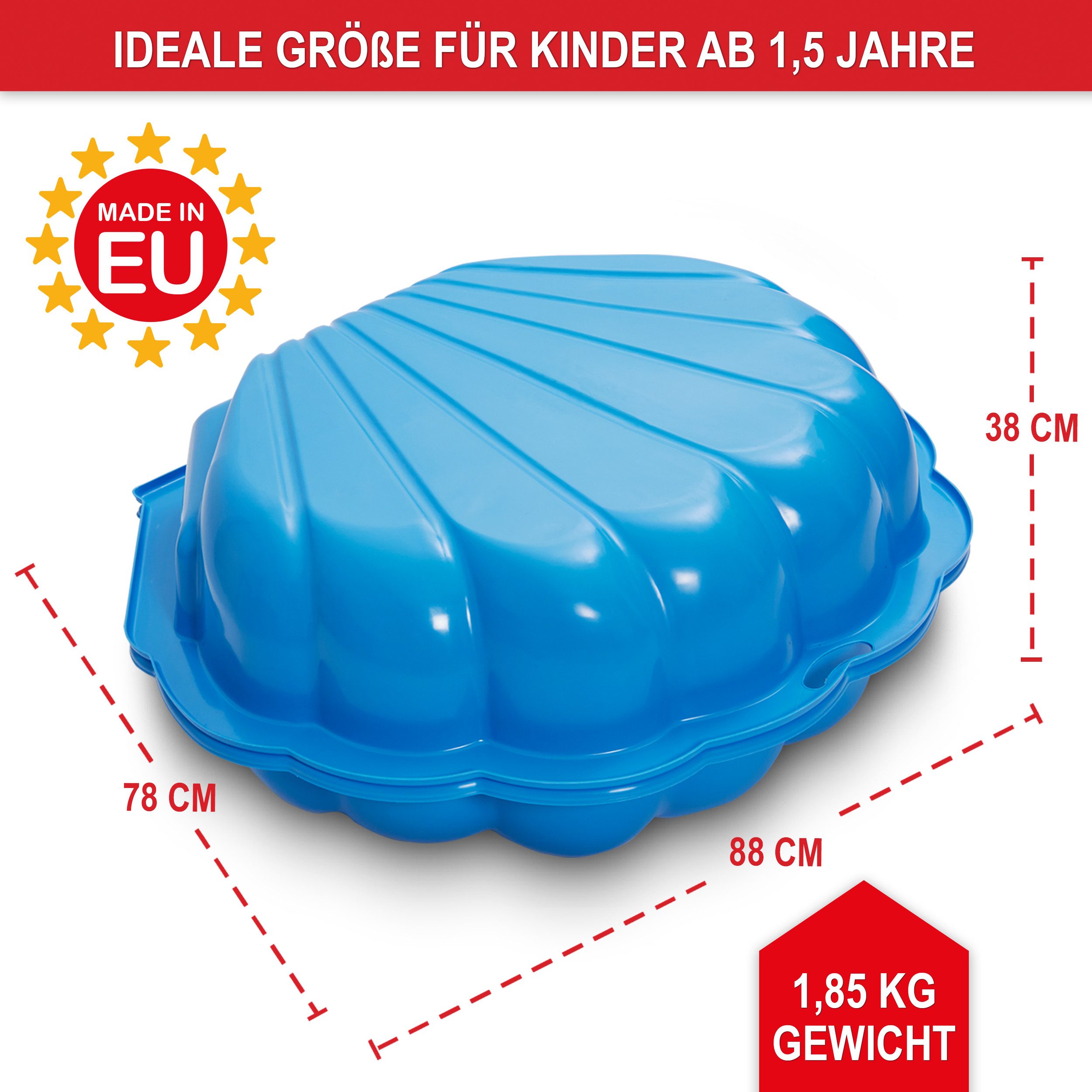 Onbest Sandkasten Muschel Deckel abehmbar, bis günstig online kaufen