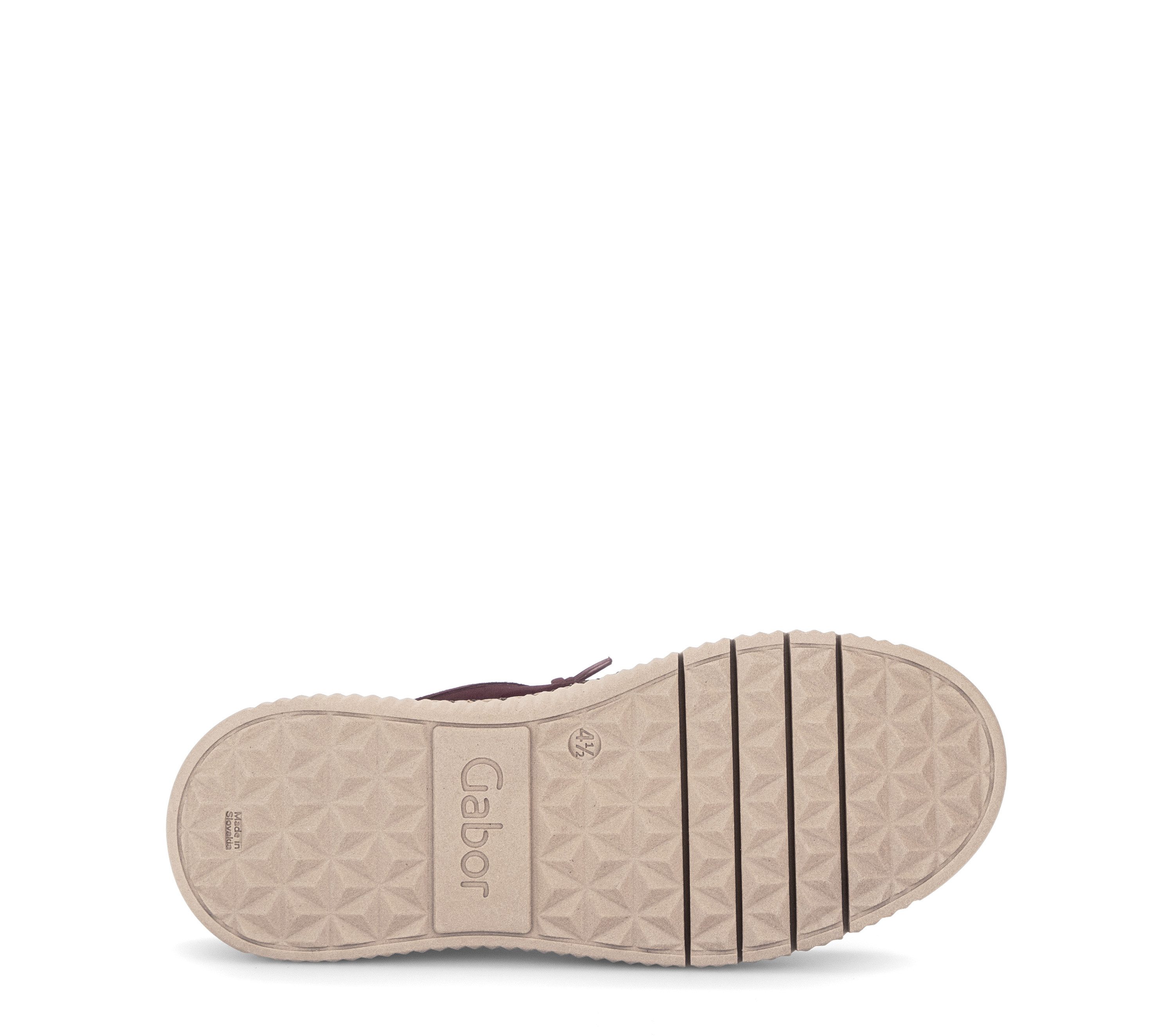Gabor Slip-On Sneaker Freizeitschuh, Halbschuh, Slipper mit glänzendem Schmuckelement