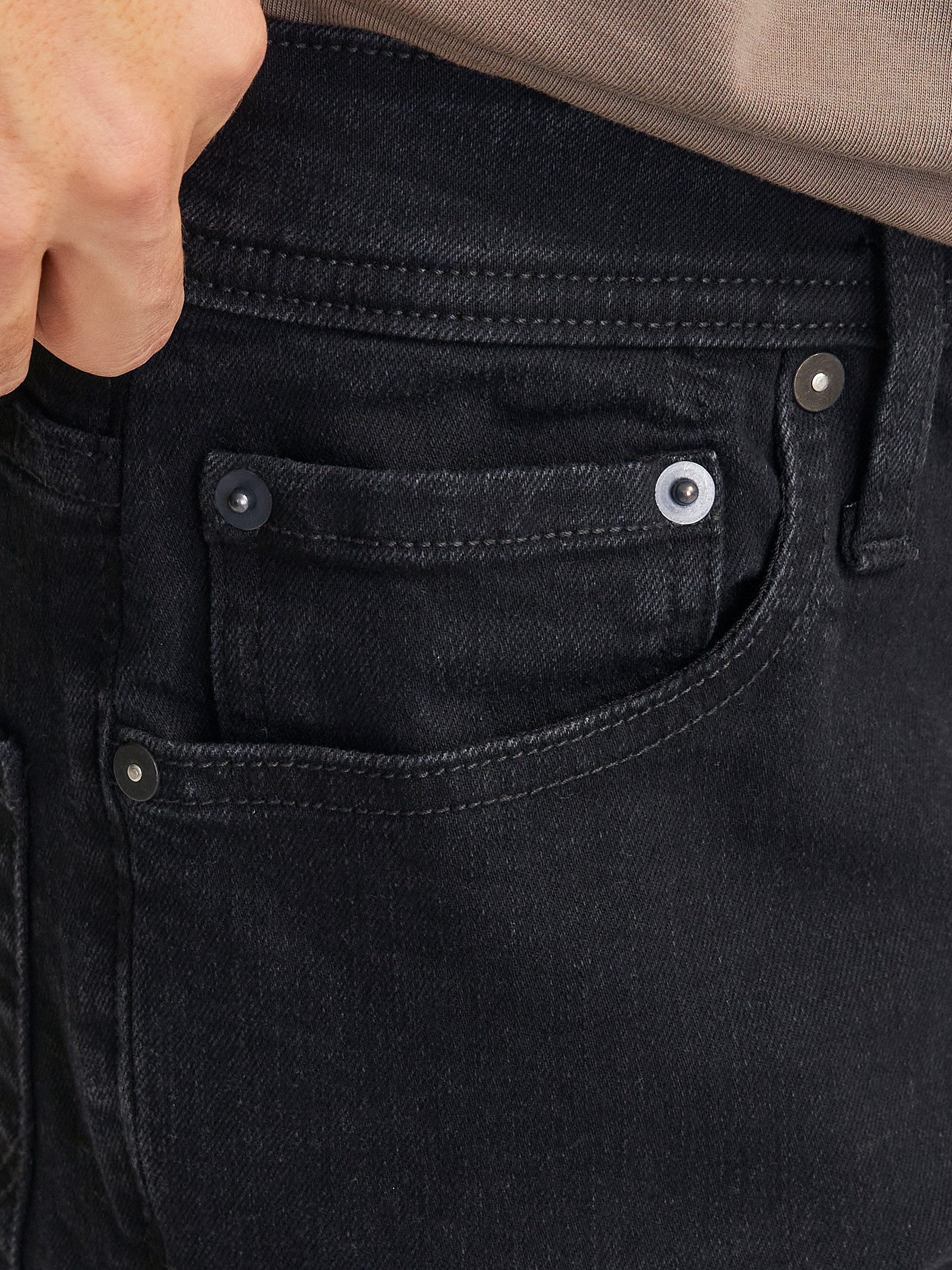Jack & Jones Tapered-fit-Jeans JJIMIKE JJORIGINAL SQ 223 Stonewashed für einen Used-Look mit Faded-Effekten