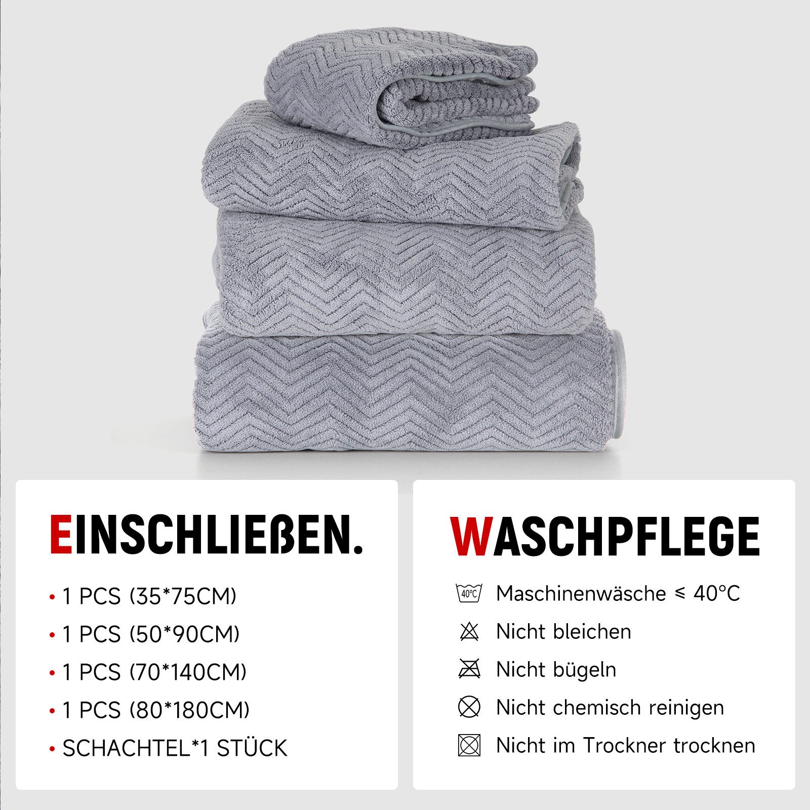HOMELUX Handtuch Set 2 / 3 günstig online kaufen