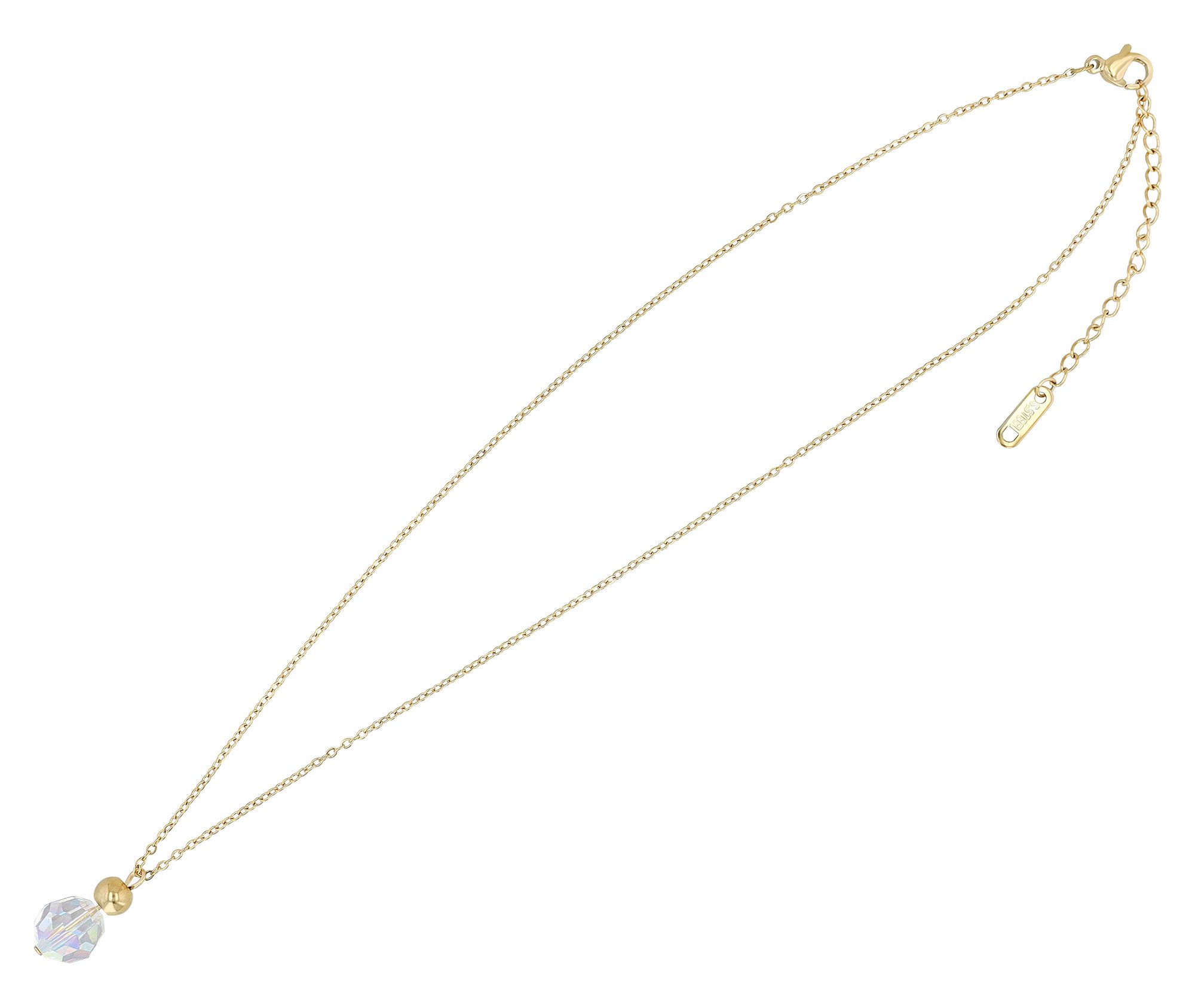 AKZENT Kette mit Anhänger 5010626 Edelstahl gold Damen wasserfest günstig online kaufen