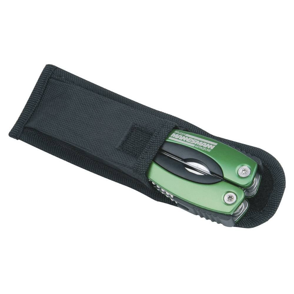Brüder Mannesmann Werkzeuge Taschenmesser Multifunktionswerkzeug, 160mm, mit Gürteltasche M10272