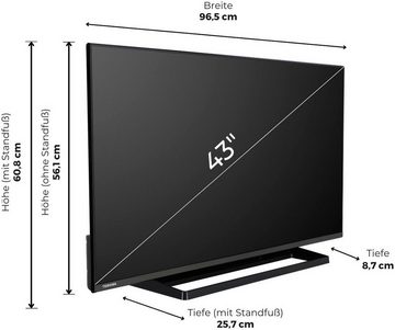Toshiba 43LV3E63DA LED-Fernseher (108 cm/43 Zoll, Full HD, Smart-TV)
