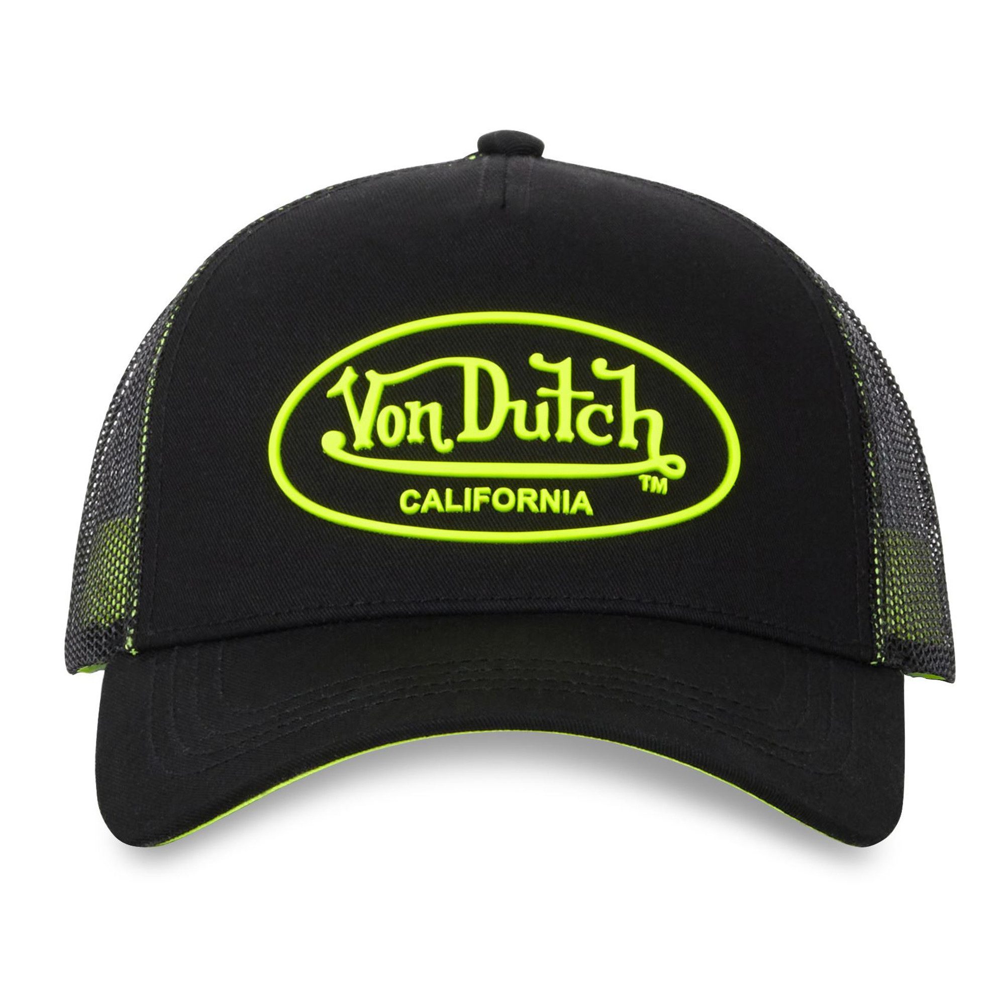 Von Dutch Trucker Cap Von Dutch Originals Trucker Cap - FLUO RUBBER Patch (Basecap, Basecap, Meshcap, Trucker Kappe)