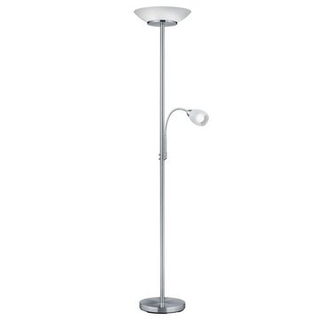 etc-shop LED Stehlampe, Leuchtmittel inklusive, Warmweiß, Farbwechsel, Steh Leuchte Ess Zimmer Decken Fluter Stand Lampe FERNBEDIENUNG im Set