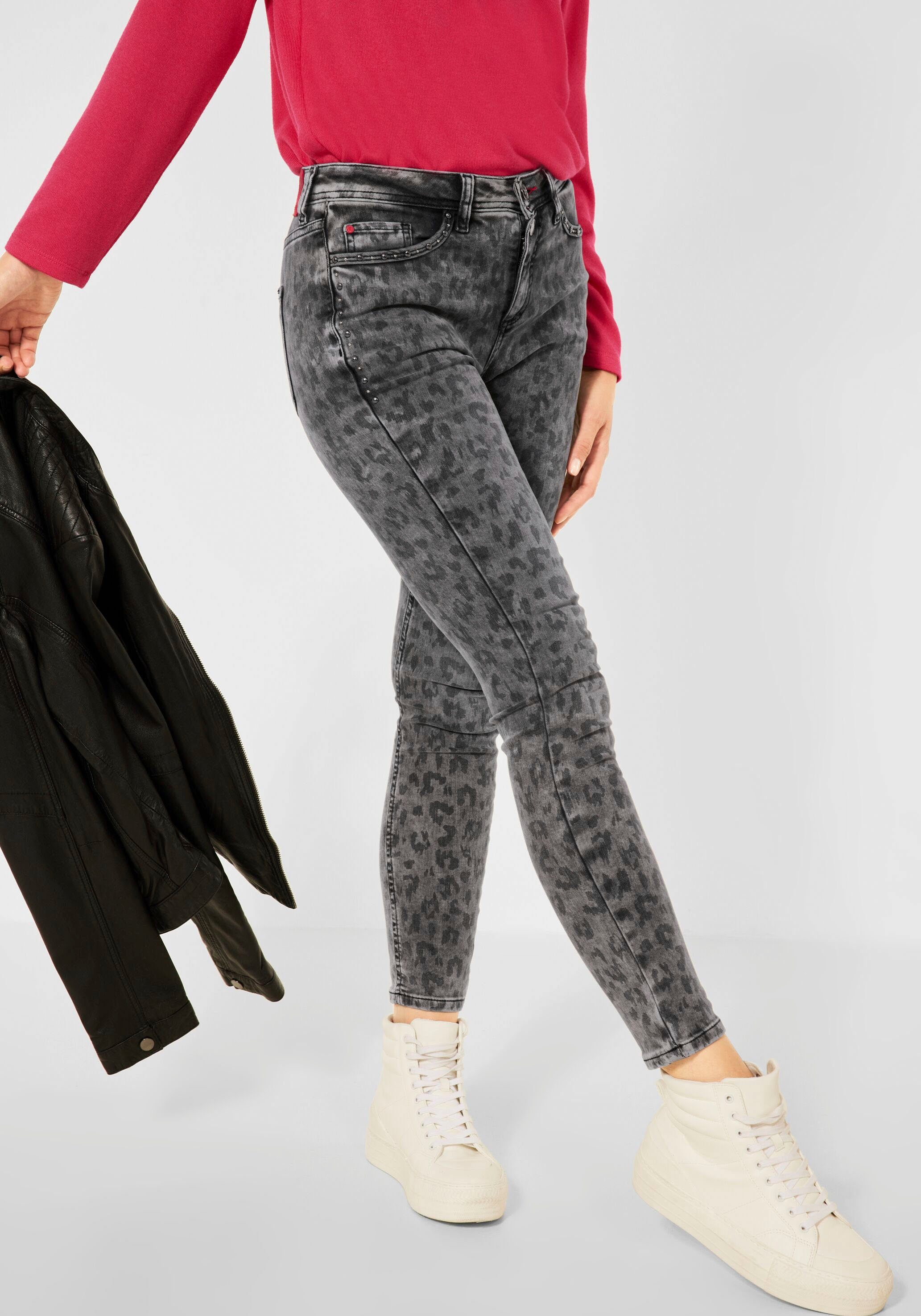 STREET ONE Slim-fit-Jeans »Style York« im Leo Dessin online kaufen | OTTO