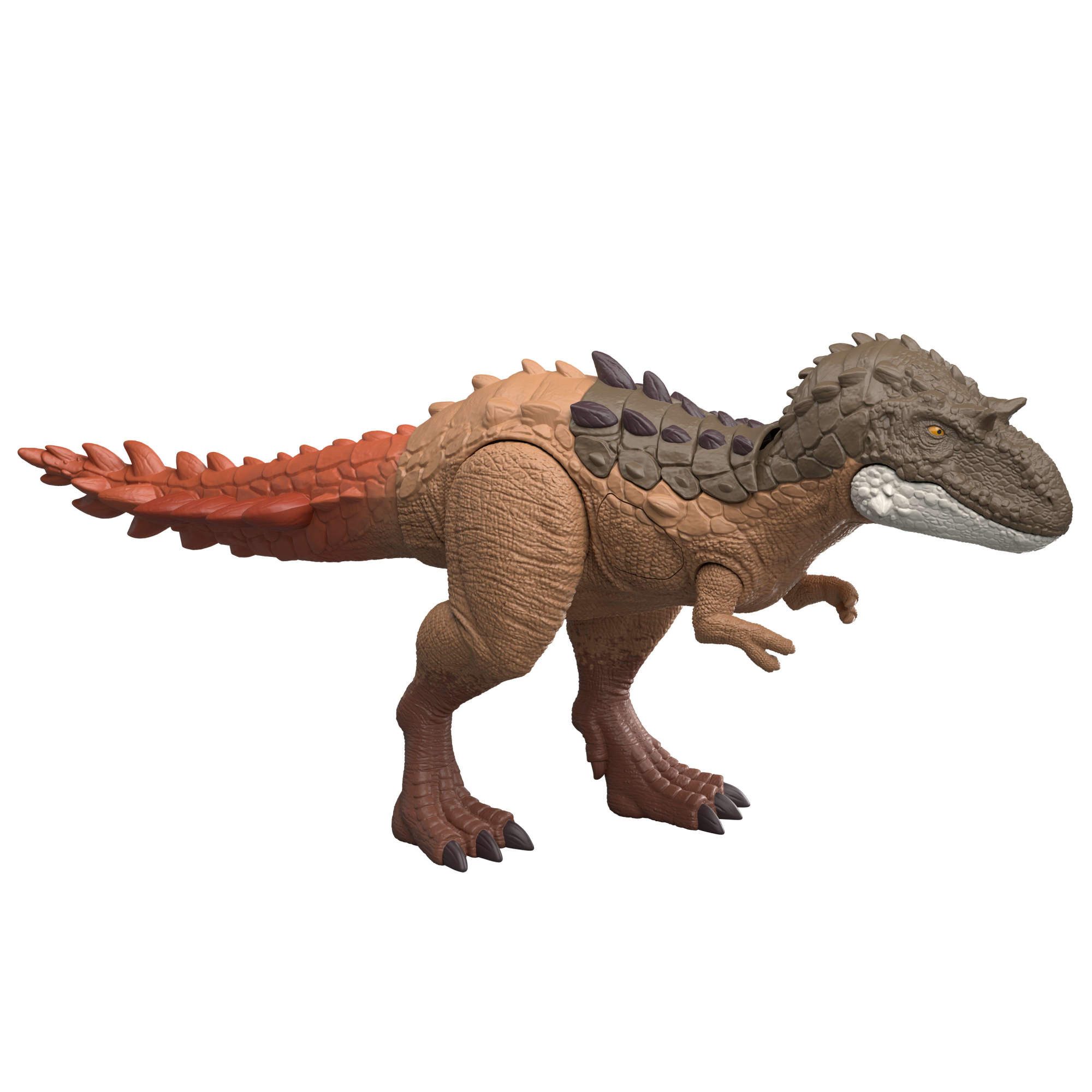 Mattel® Actionfigur Jurassic World, Gigantic Thrashers - Gorgosaurus, mit Stampfattacke und Brüllgeräusch