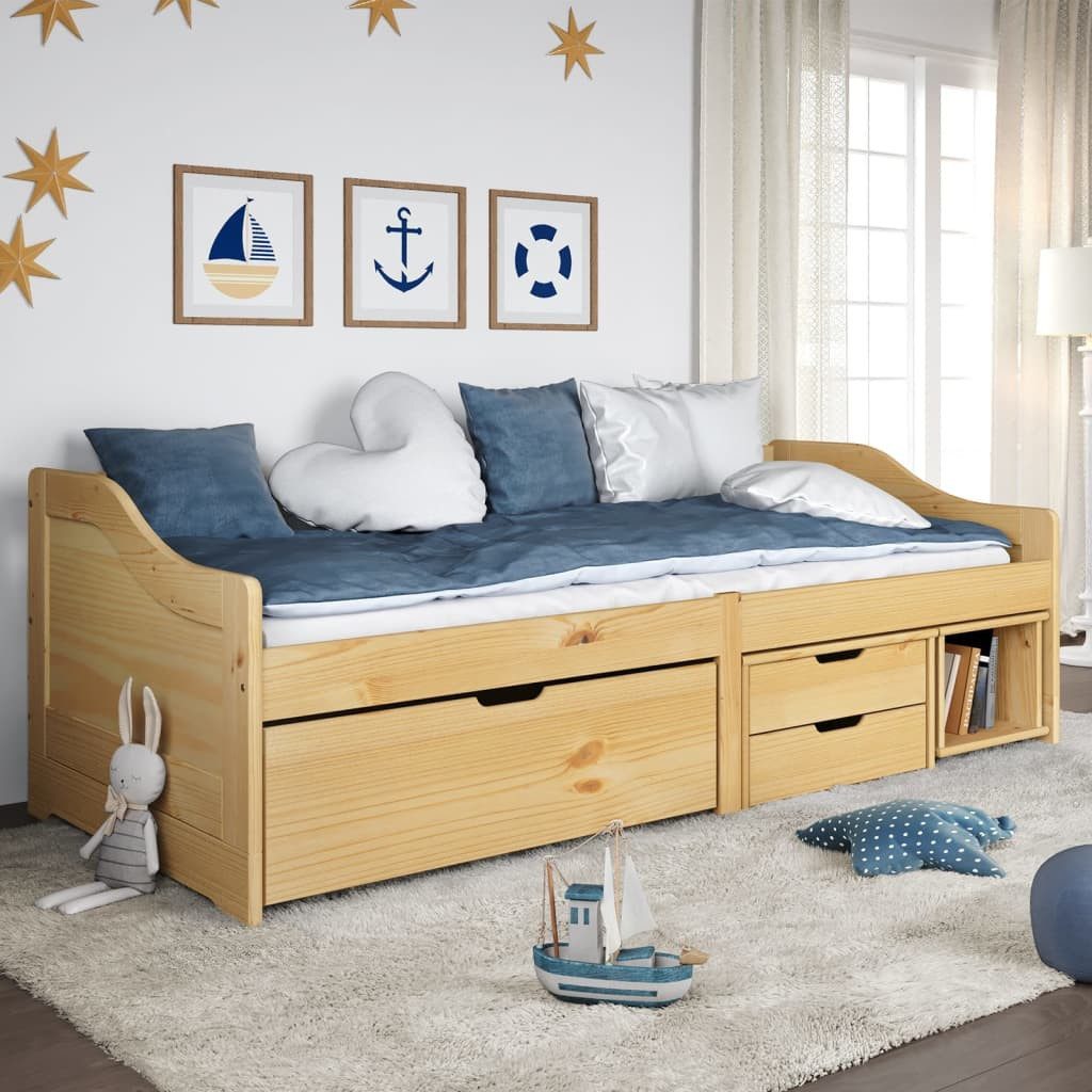 vidaXL Bett Tagesbett mit 3 Schubladen günstig online kaufen