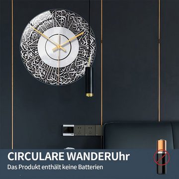 Welikera Wanduhr Transparente Wanduhr, Acryl Uhr Schlafzimmer Wohnzimmer Dekoration