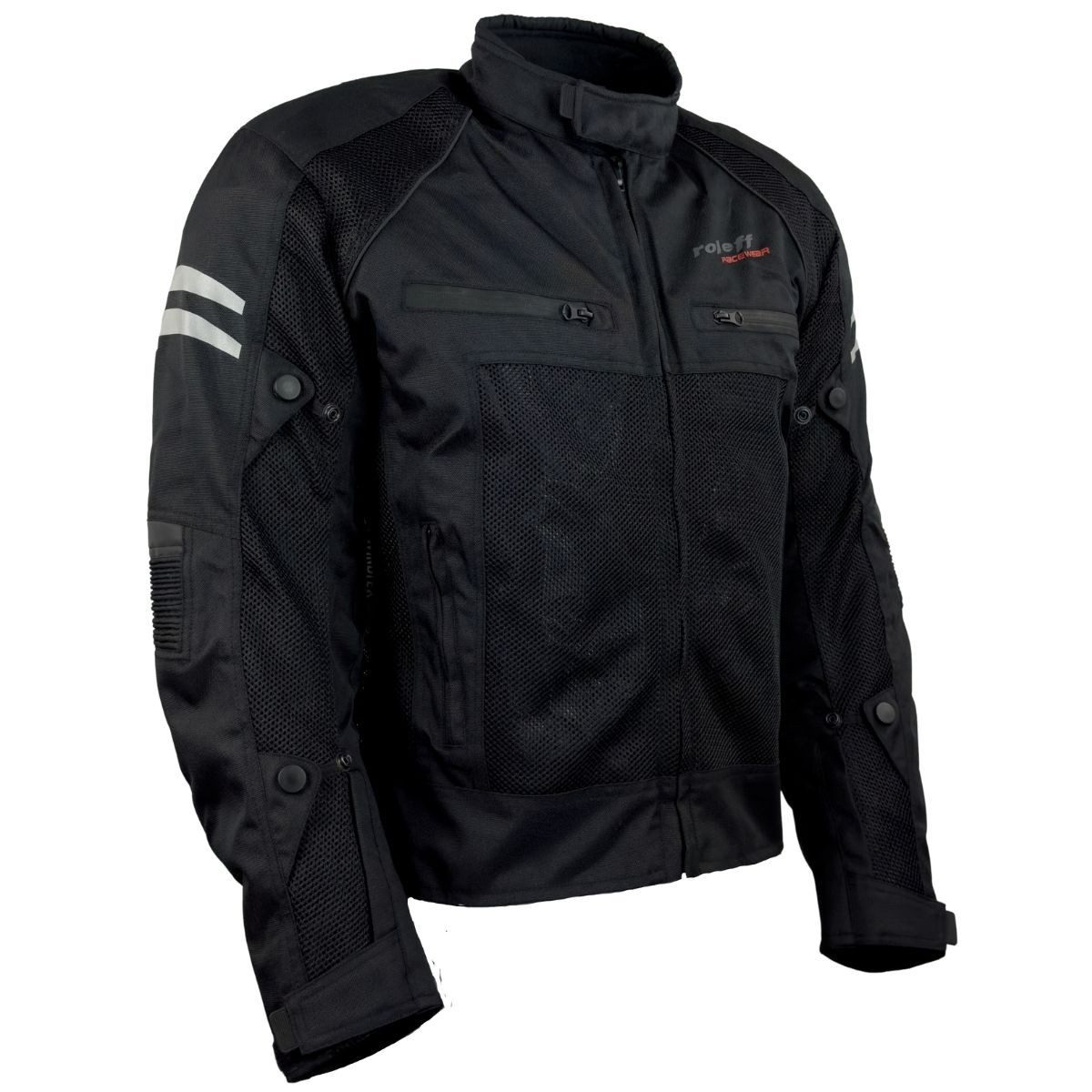 roleff Motorradjacke RO613 Mesh Sommerjacke - Belüftung, atmungsaktiv mit Klimamembrane auch in großen Größen, auch in anderen Farben