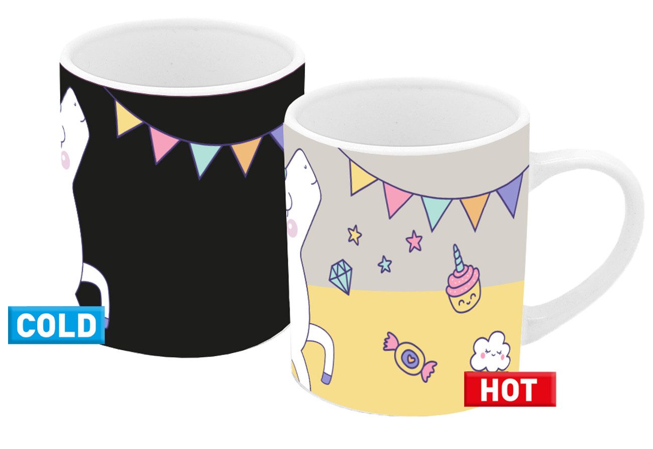 Tasse Farbwechsel Einhorn