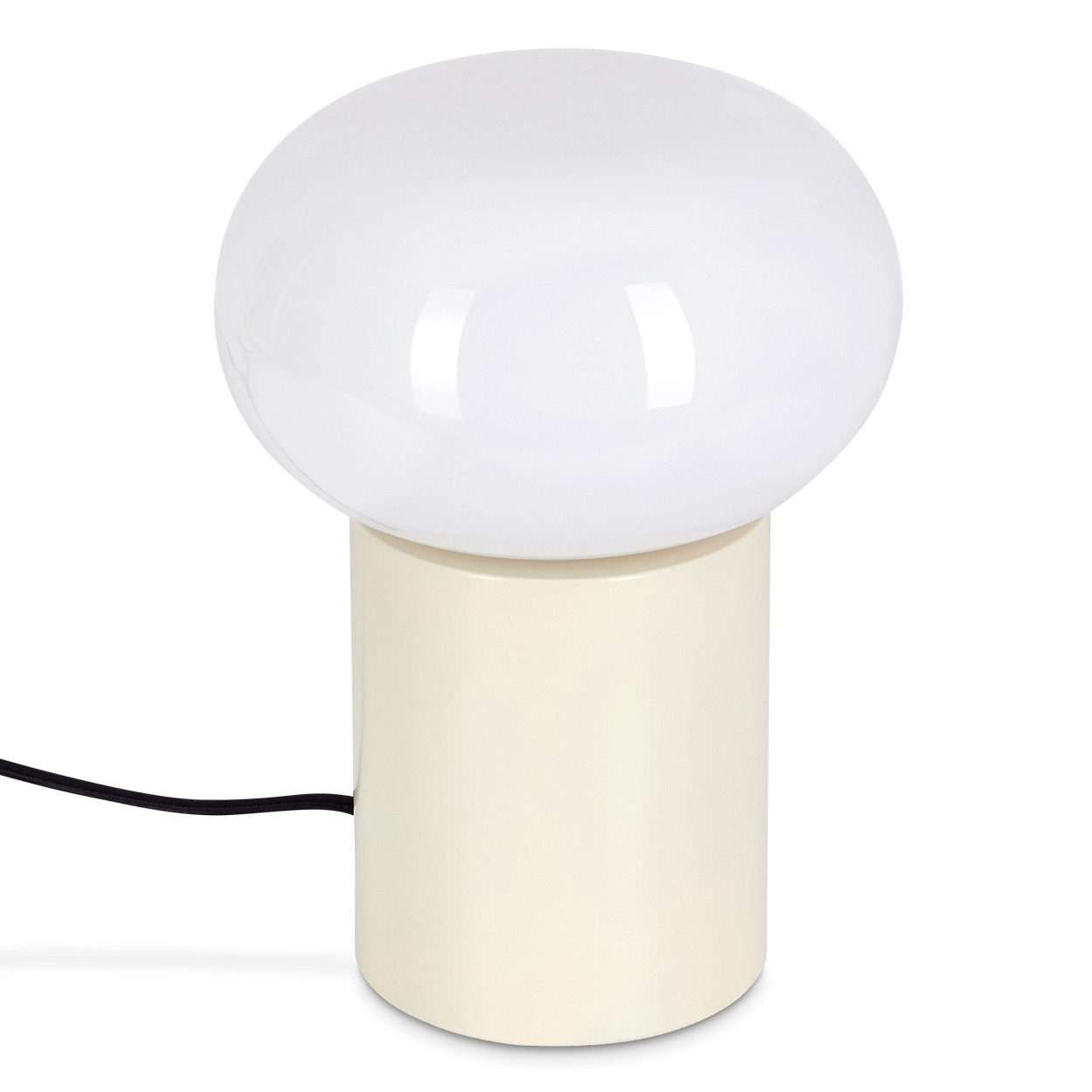 hofstein Tischleuchte moderne Nachttischlampe aus Metall/Glas günstig online kaufen