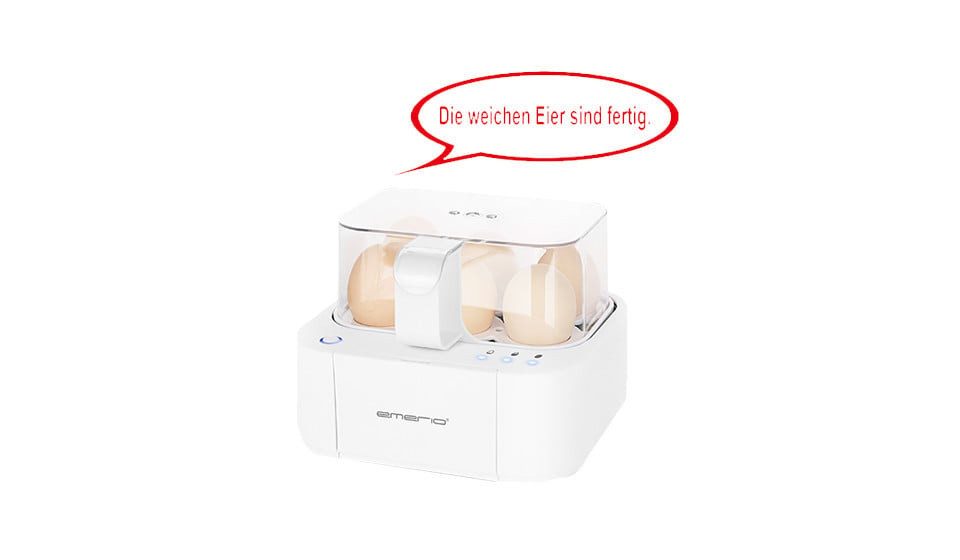 Emerio Eierkocher Emerio Eierkocher EB-115560, weiß, für 6 Eier