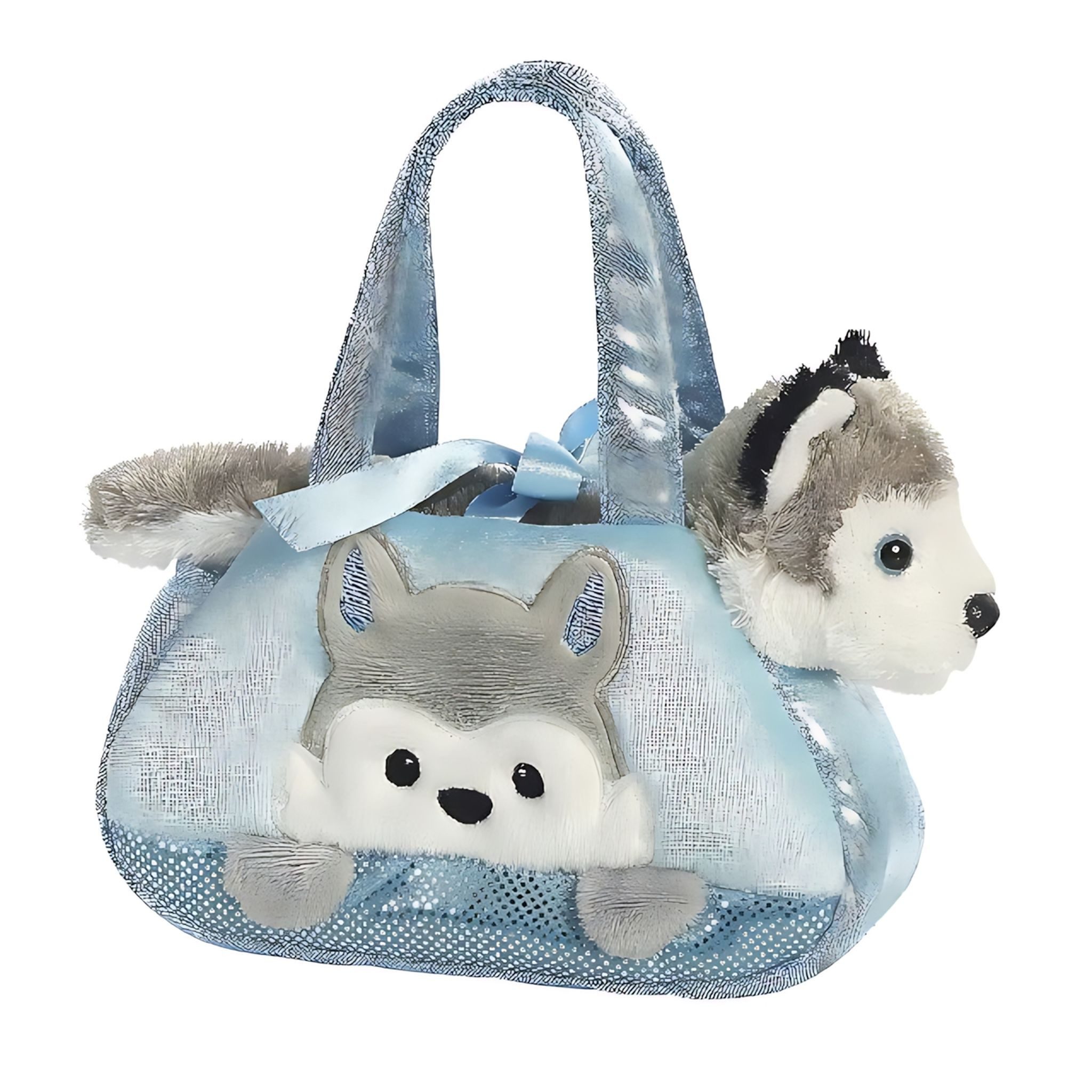 HERMA Plüschfigur Fancy Pals Peek-A-Boo Husky 20 cm