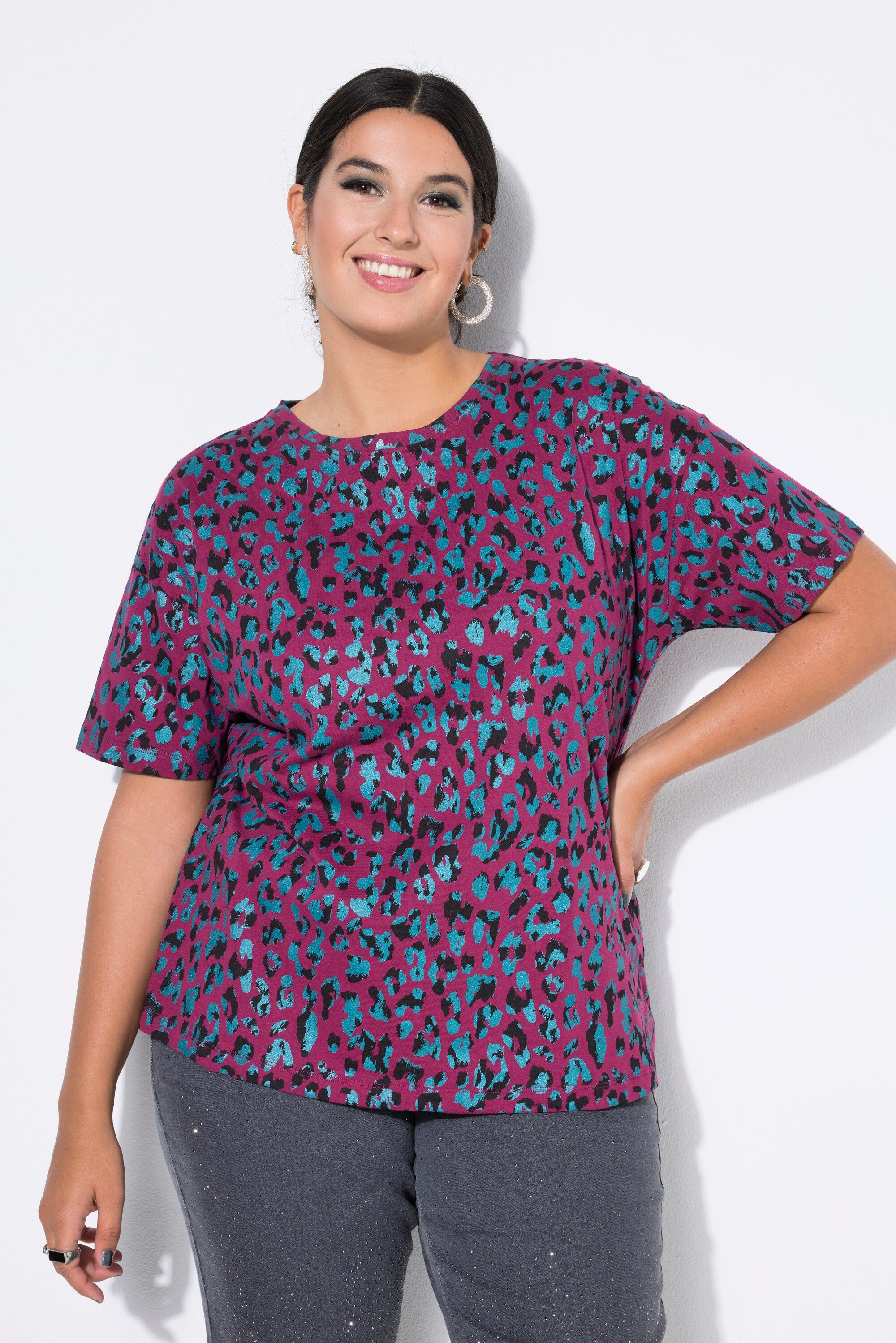 T-Shirt T-Shirt Silver-Leo Halbarm