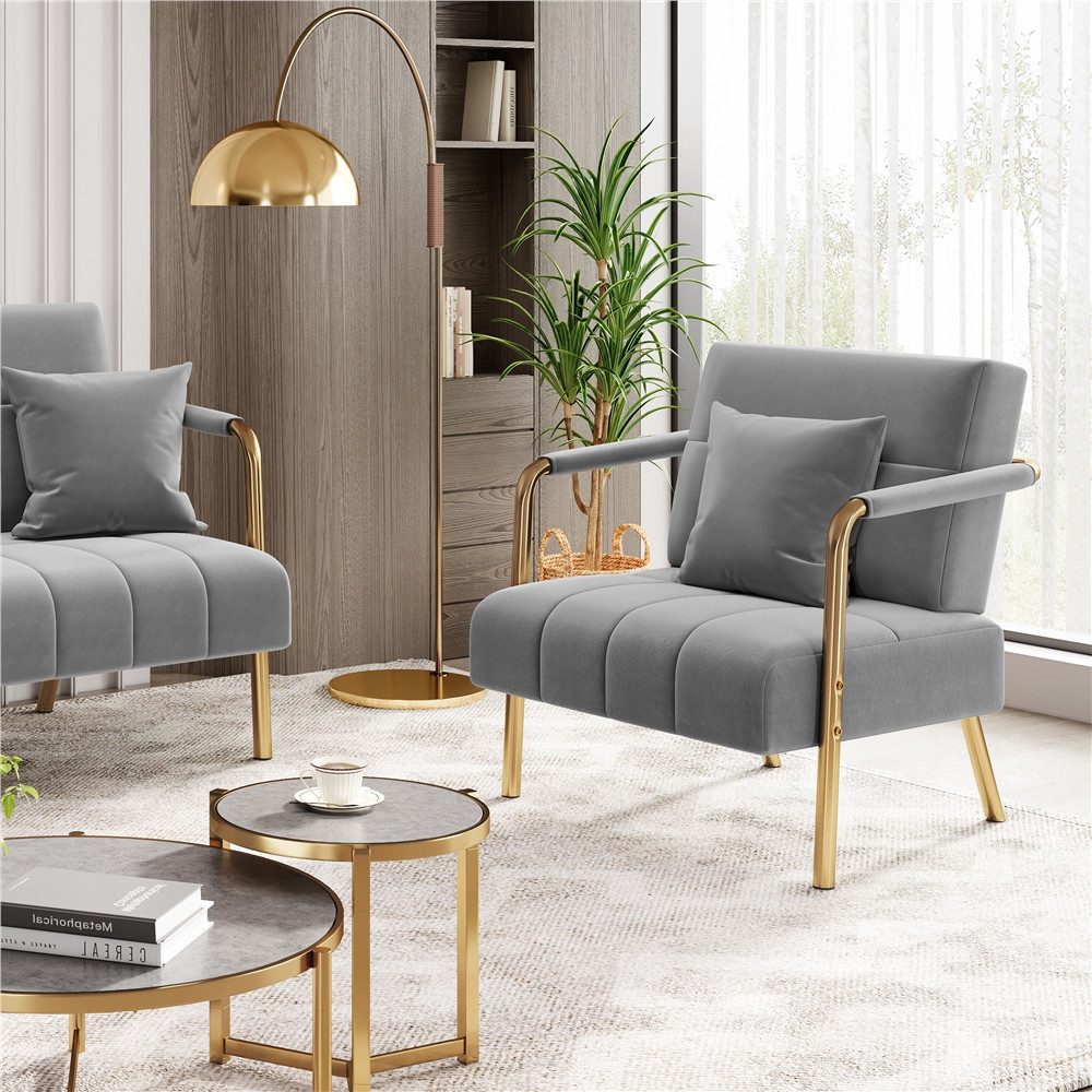 Yaheetech Sofa 1/2-Sitzer Polstersofa, Loungesessel mit günstig online kaufen