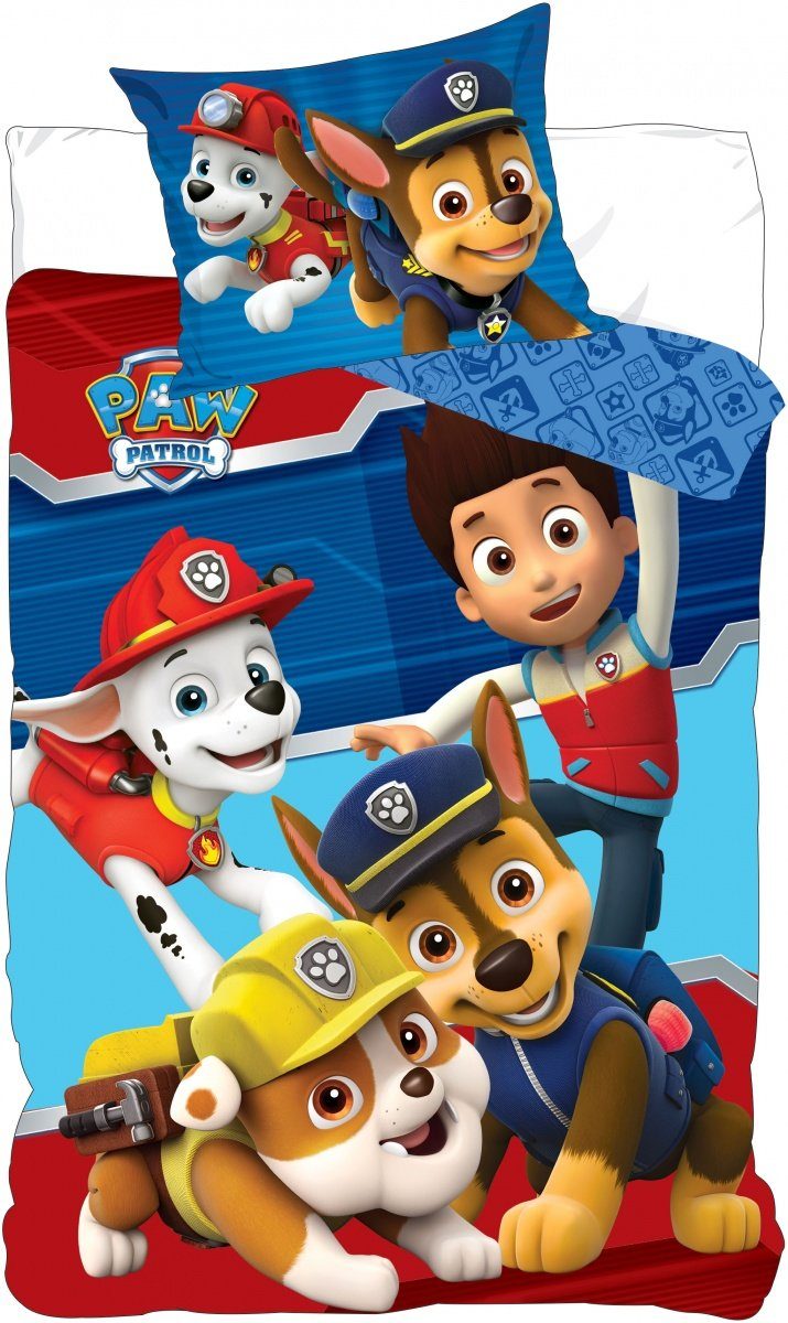 Kinderbettwäsche Paw Patrol Jungen Bettwäsche Set Bettbezug Kinder 140×
