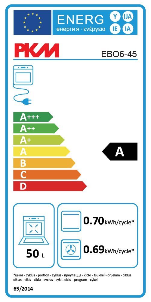 Energieeffizienzklasse: 
