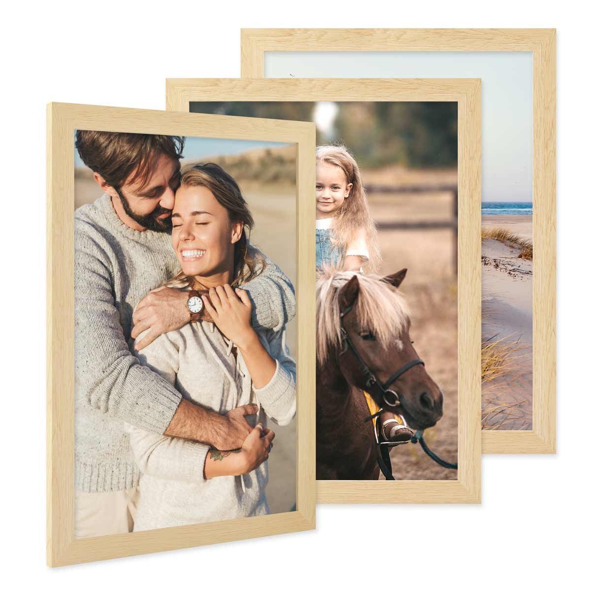 PHOTOLINI Bilderrahmen 3er Set breite Rahmen, günstig online kaufen