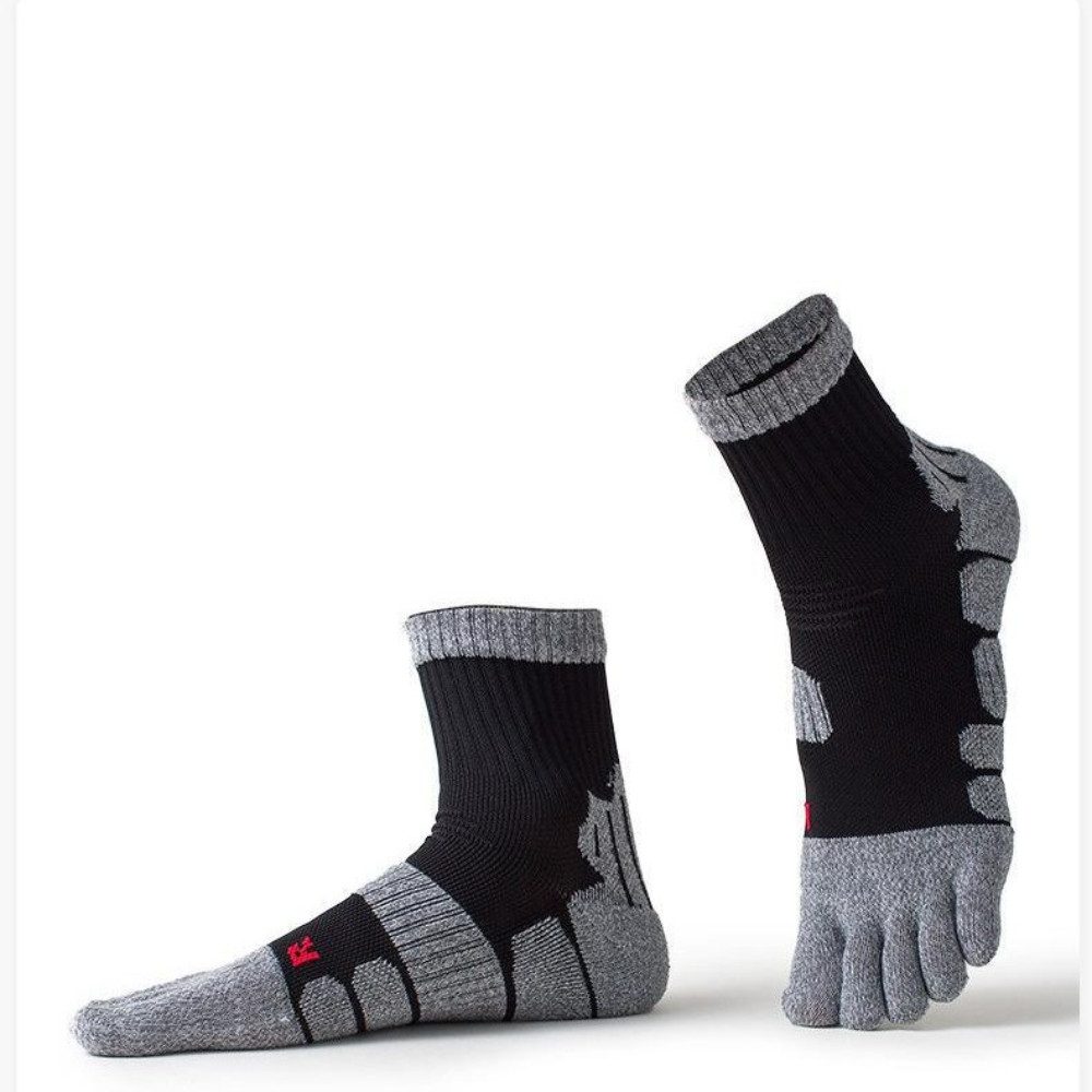 Blusmart Zehensocken Herren und Frauen-Zehen-Sportsocken (Hochwertige, geruchsabweisende, schweißabsorbierende, 1-Paar, Fitness-Lauf-Tennissocken) Für den Außenbereich, Fünf-Finger-Socken