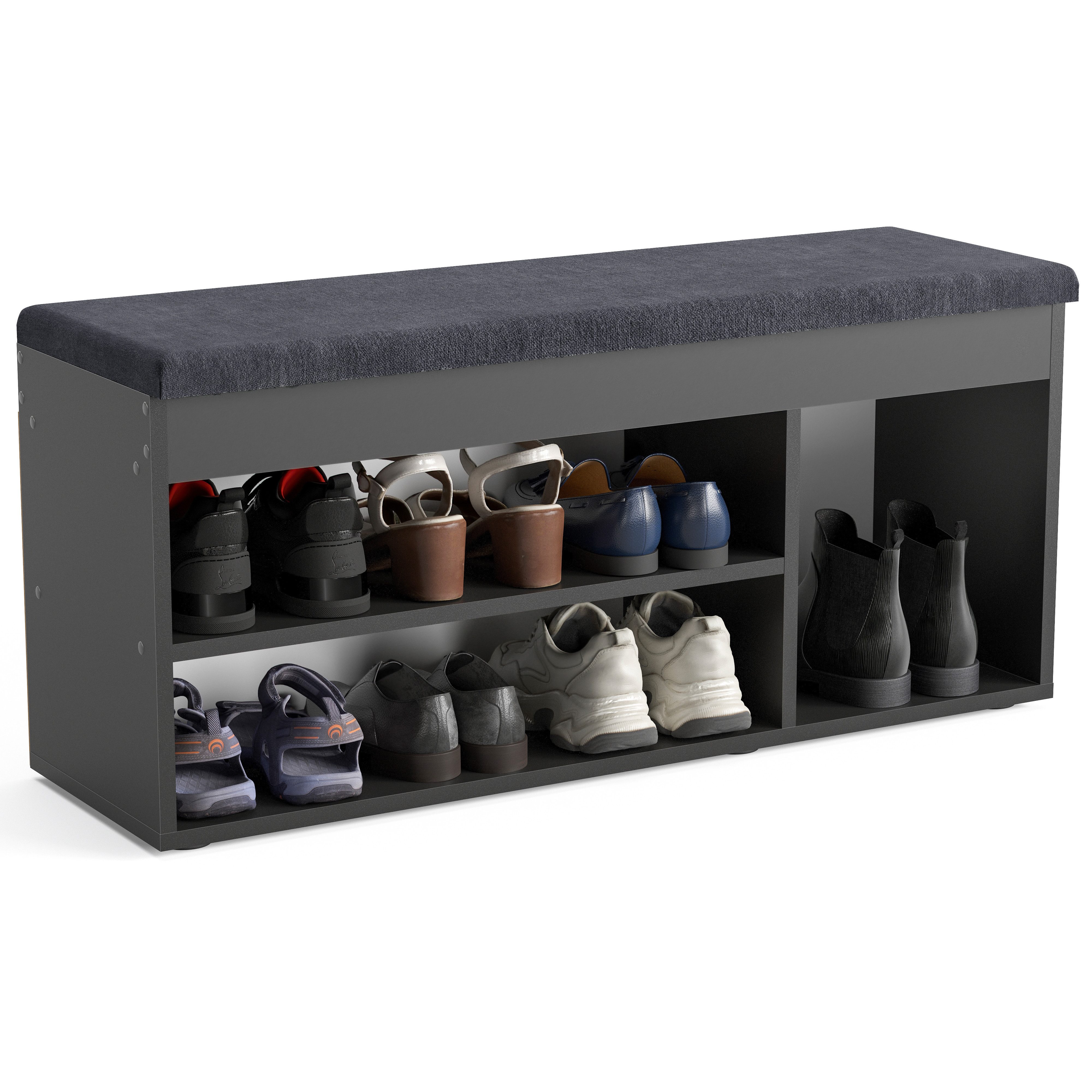 KOMTO Schuhbank Mit Sitzfläche Schuhregal Bank günstig online kaufen