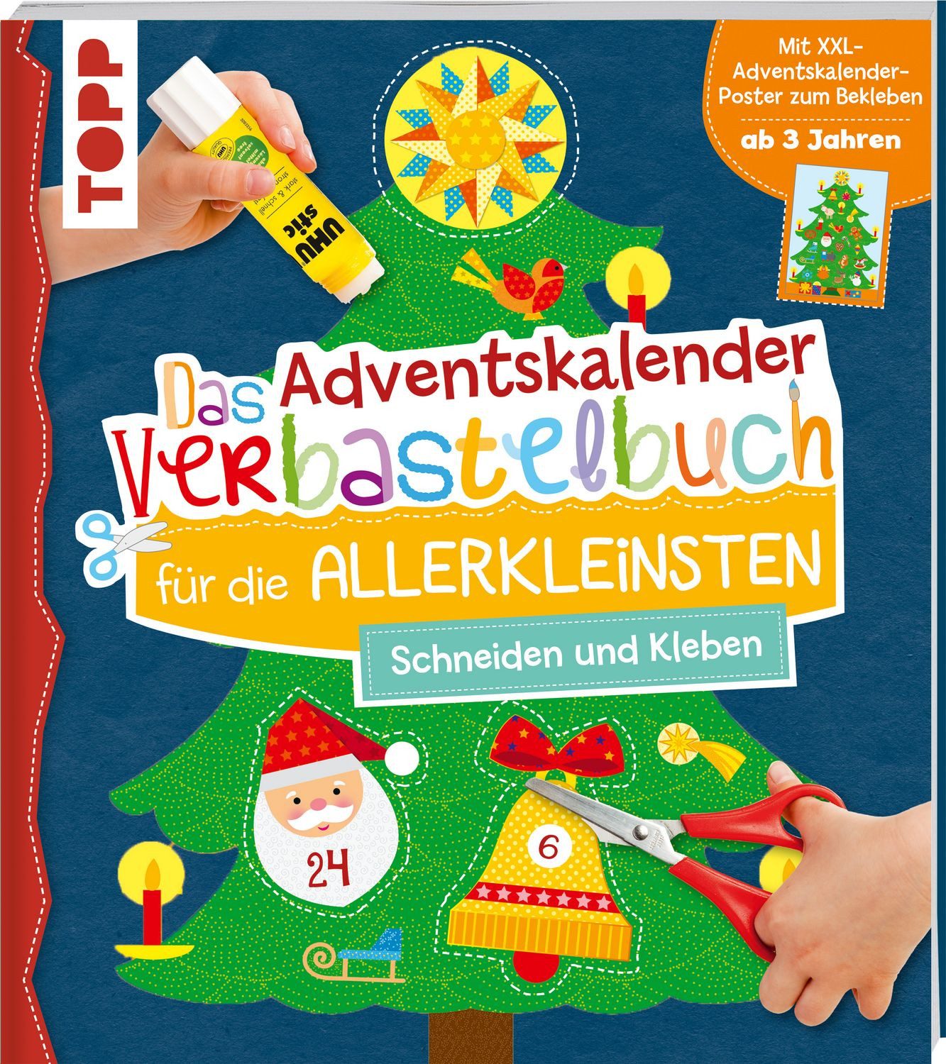 Das Adventskalender-Verbastelbuch für die Allerkleinsten. Schneiden un / Ursula Schwab