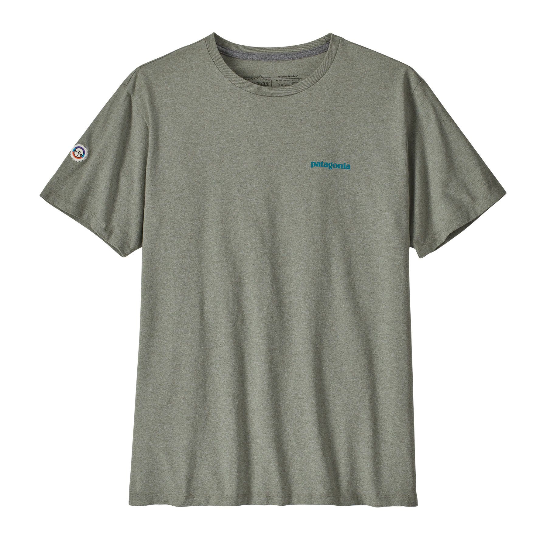 Patagonia T-Shirt Patagonia Unisex T-Shirt Fitz Responsibili-Tee Roy Adult sleet green Icon