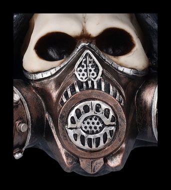 Figuren Shop GmbH Fantasy-Figur Reaper Totenkopf mit Gasmaske - Catch Your Breath - Gothic Dekofigur