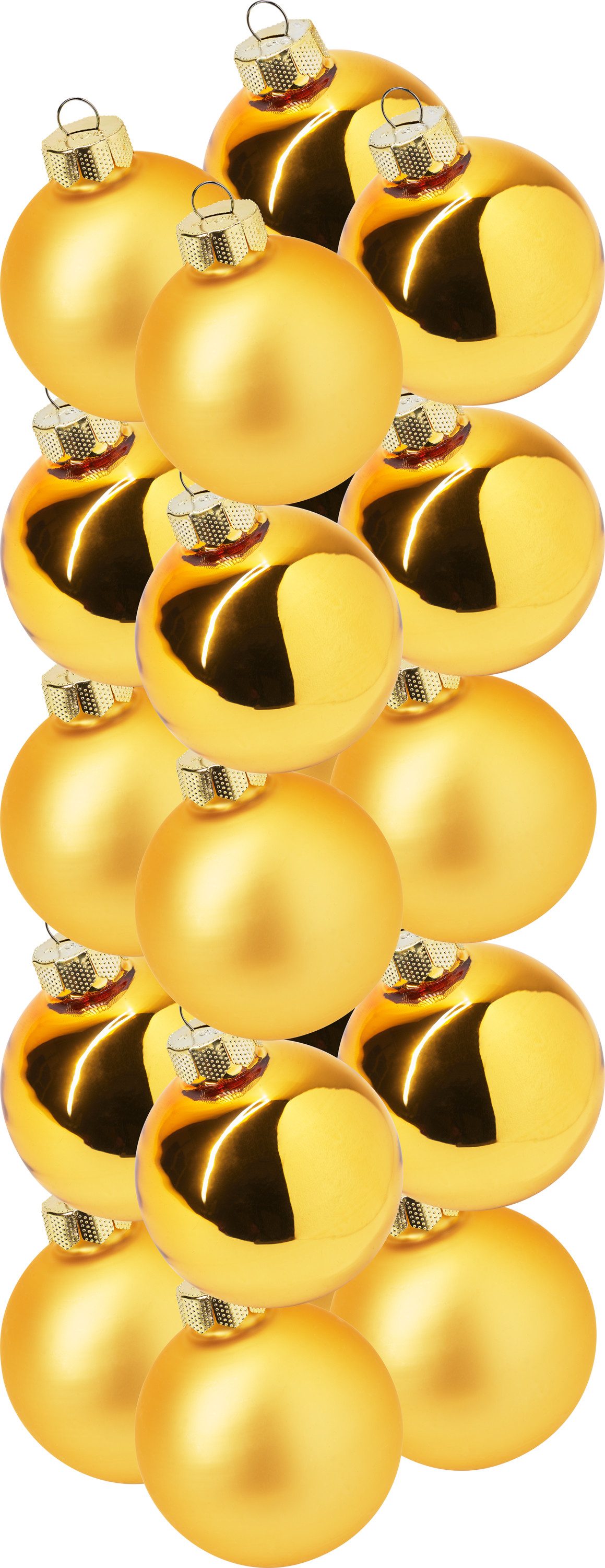 MAGIC by Inge Weihnachtsbaumkugel Weihnachtskugeln aus Glas, Ø 6cm, 20 Stück