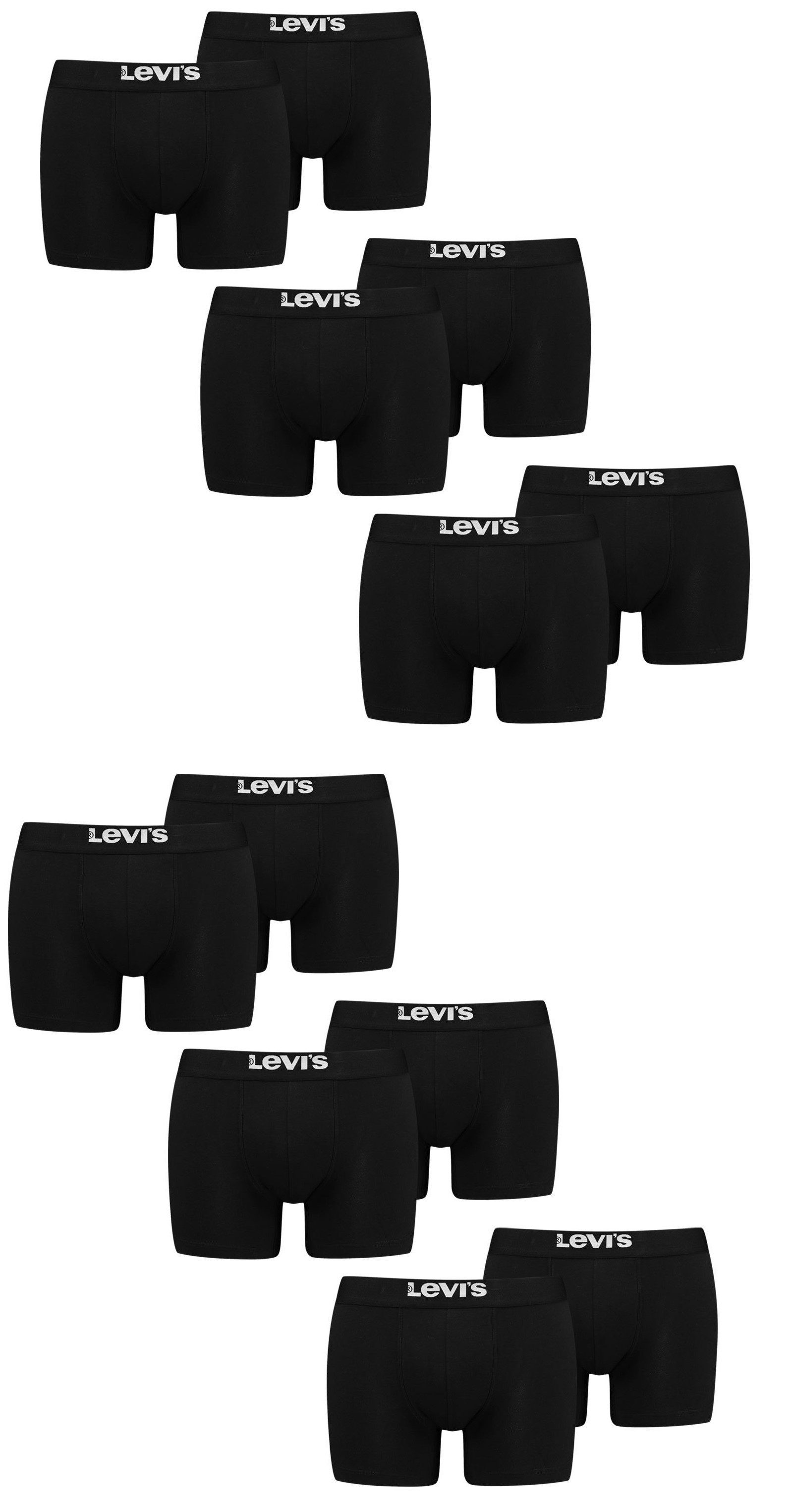 Levi's 4-er Set Boxer Briefs Schwarz & Rot günstig online kaufen