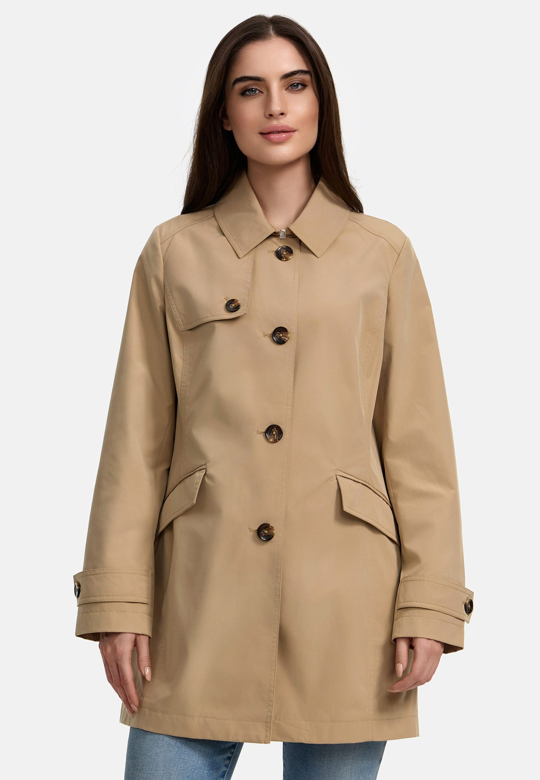 Manisa Trenchcoat mit Koller günstig online kaufen