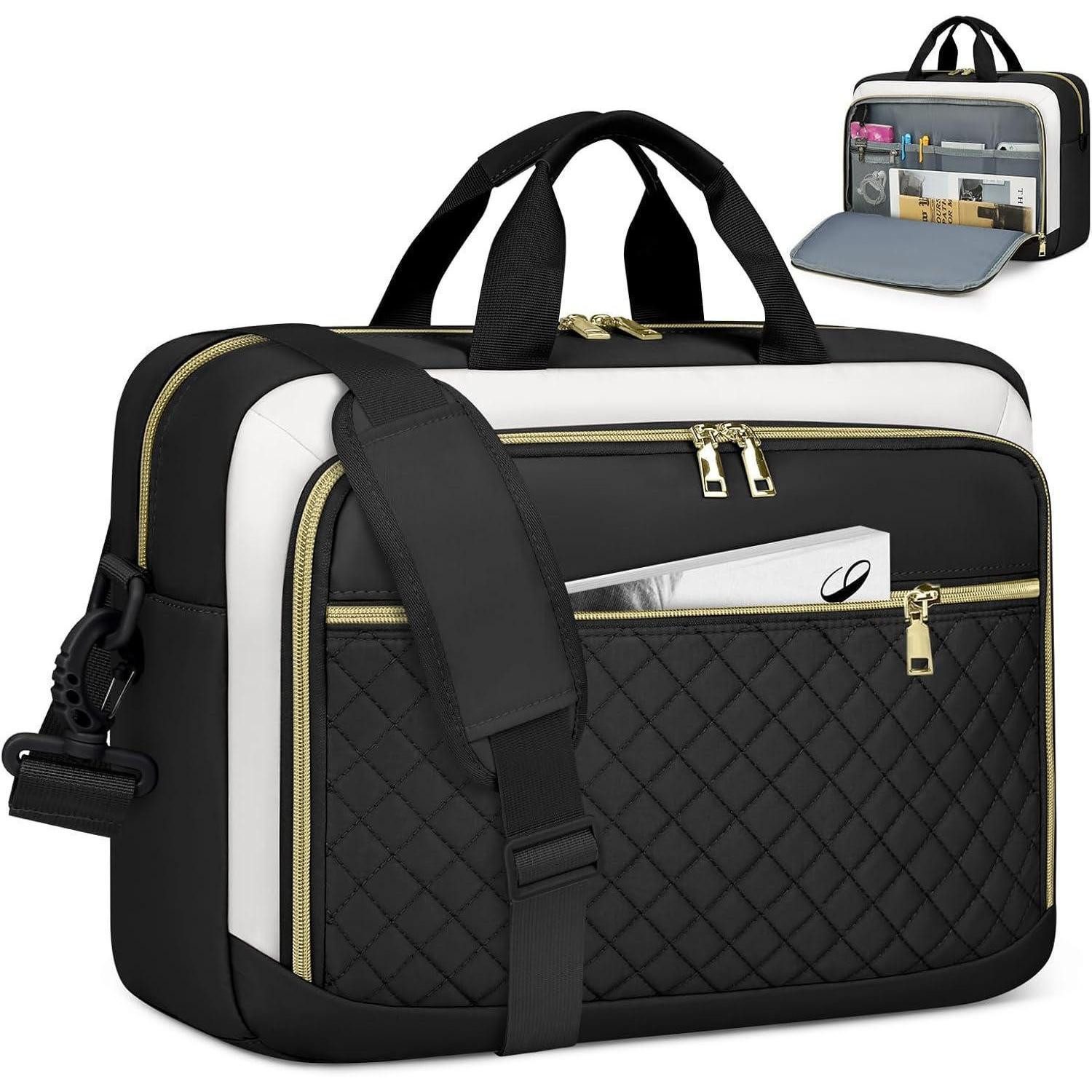 Laptoptasche Laptoptasche 17,3 Zoll Damen Business Notebook wasserdicht Schwarz