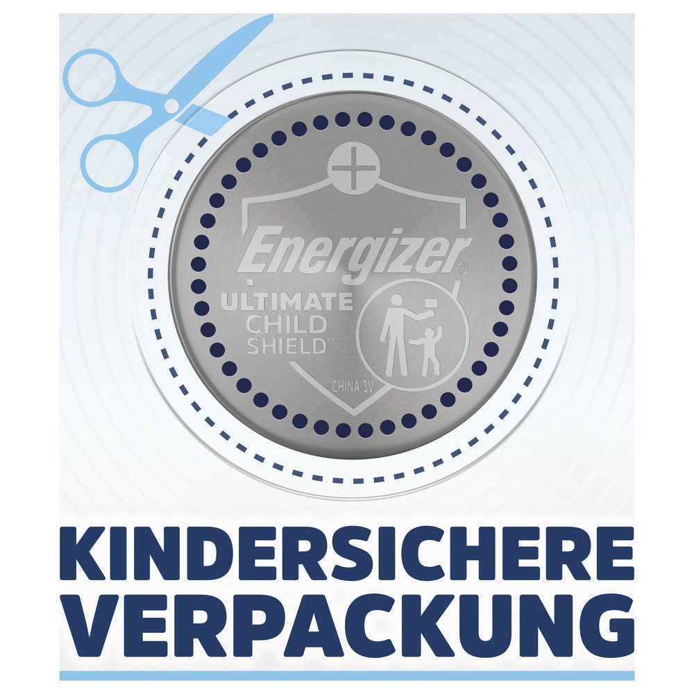 Energizer Energizer Knopfzelle CR2016 3 V 2 St. 90 mAh Lithium Ultimate Child Sh Knopfzelle