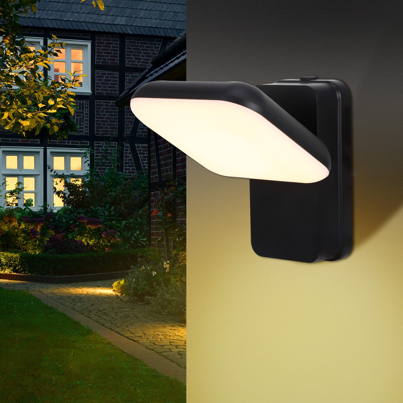 BlingBin LED Außen-Wandleuchte Außenlampe 12W Wasserdicht günstig online kaufen