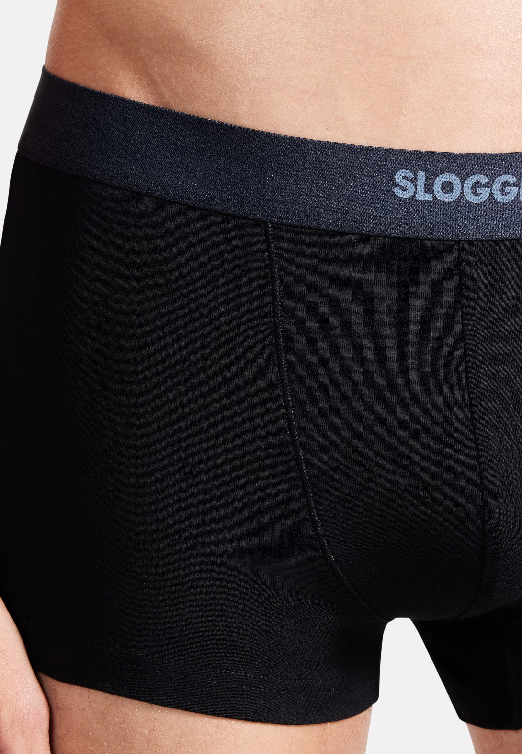 sloggi Retro Boxer 4er Pack men EVER Ease (Spar-Set, 4-St) Hipster Short / Pant - Baumwolle - ohne Eingriff - Atmungsaktiv