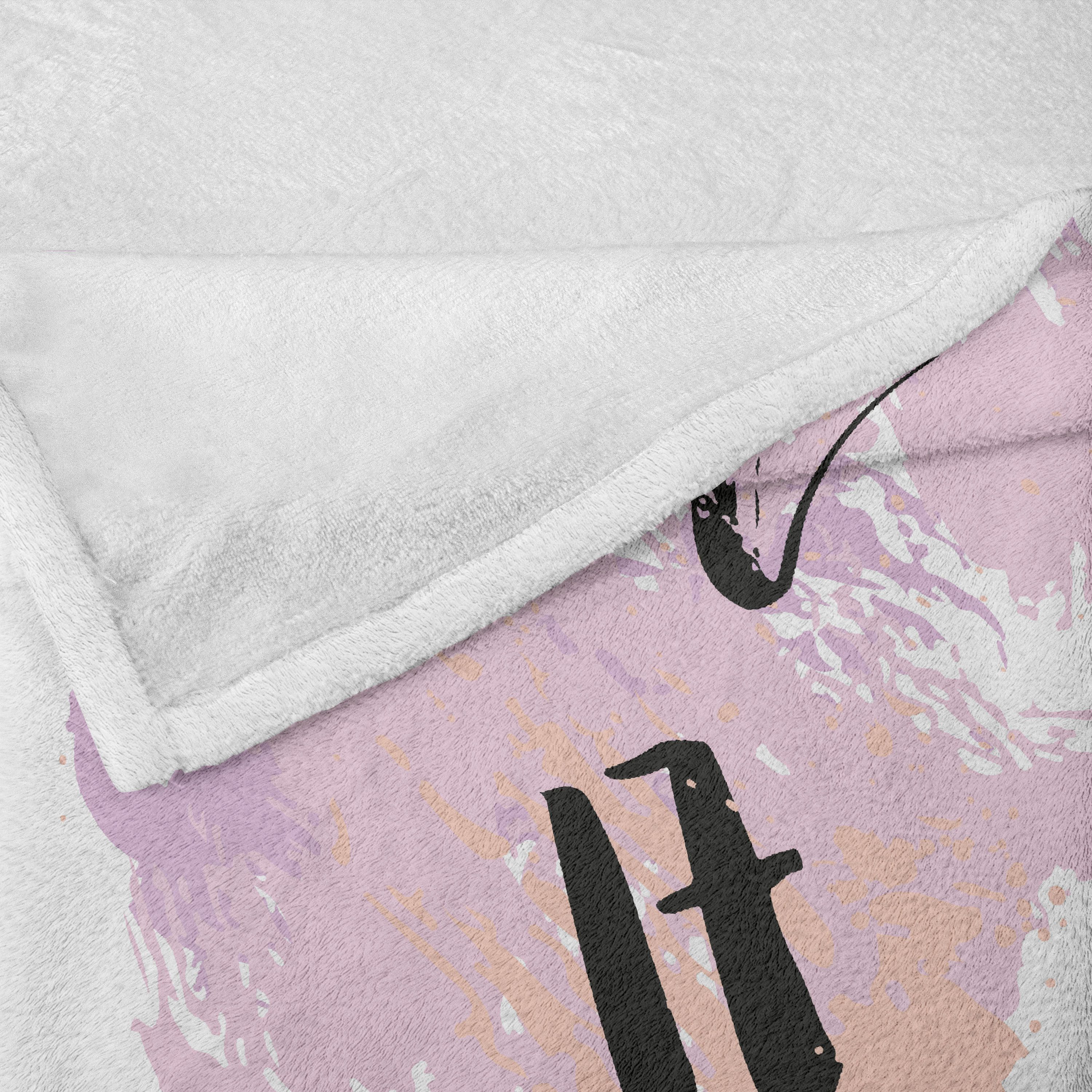 Wohndecke Gemütlicher Plüsch für den Innen- und Außenbereich, Abakuhaus, Lila Grunge 17