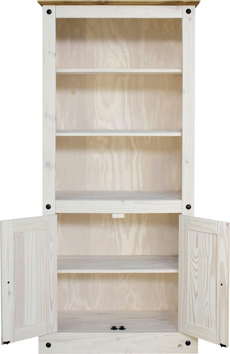 MÖBILIA Bücherregal, lackiert im Antik-Look