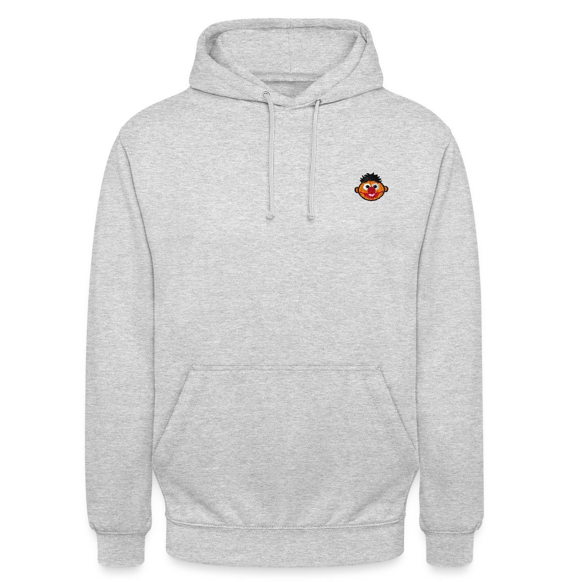 Spreadshirt Hoodie Sesamstraße Ernie Als Stickmotiv Unisex Hoodie (1-tlg)
