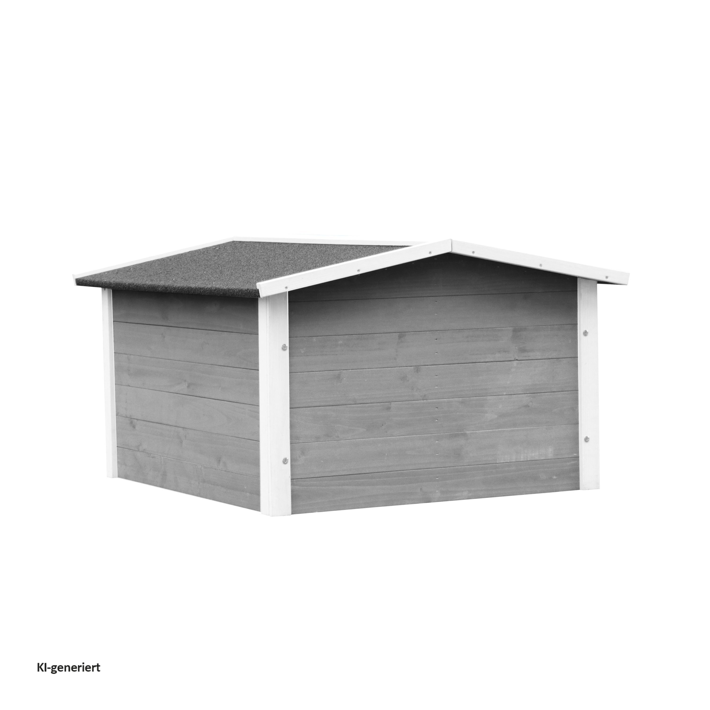 HTI-Living Mähroboter-Garage Rasenmähergarage Wilbur, BxTxH: 87x80x50 cm, für Mähroboter, (Stück, 1-St., 1 Rasenmähergarage), Garage für Mähroboter