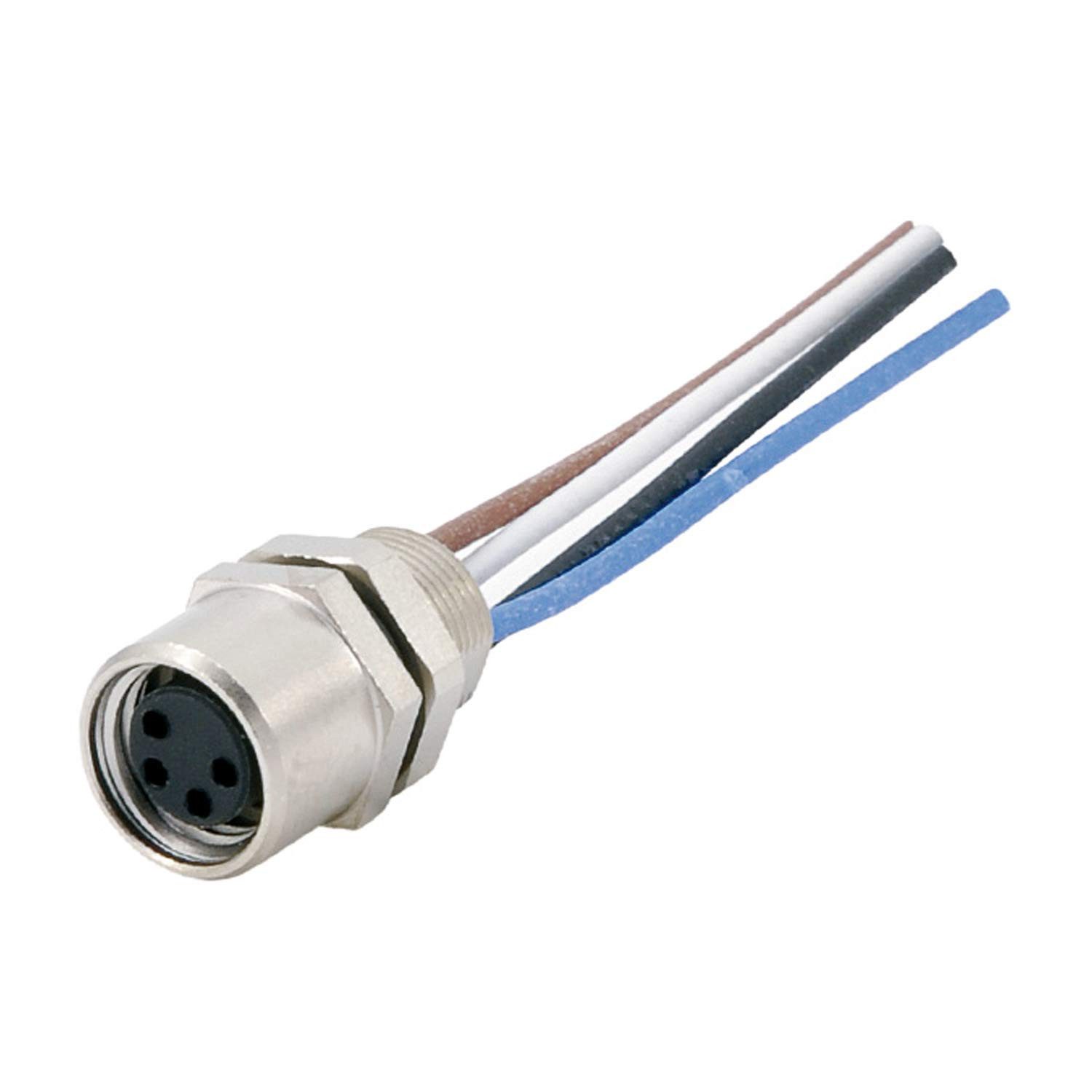 Binder Sensor Titel:M8 Gerätesteckverbinder gerade Buchse Polzahl 4-polig Vorderwan, (Sensor-/Aktor-Steckverbinder)