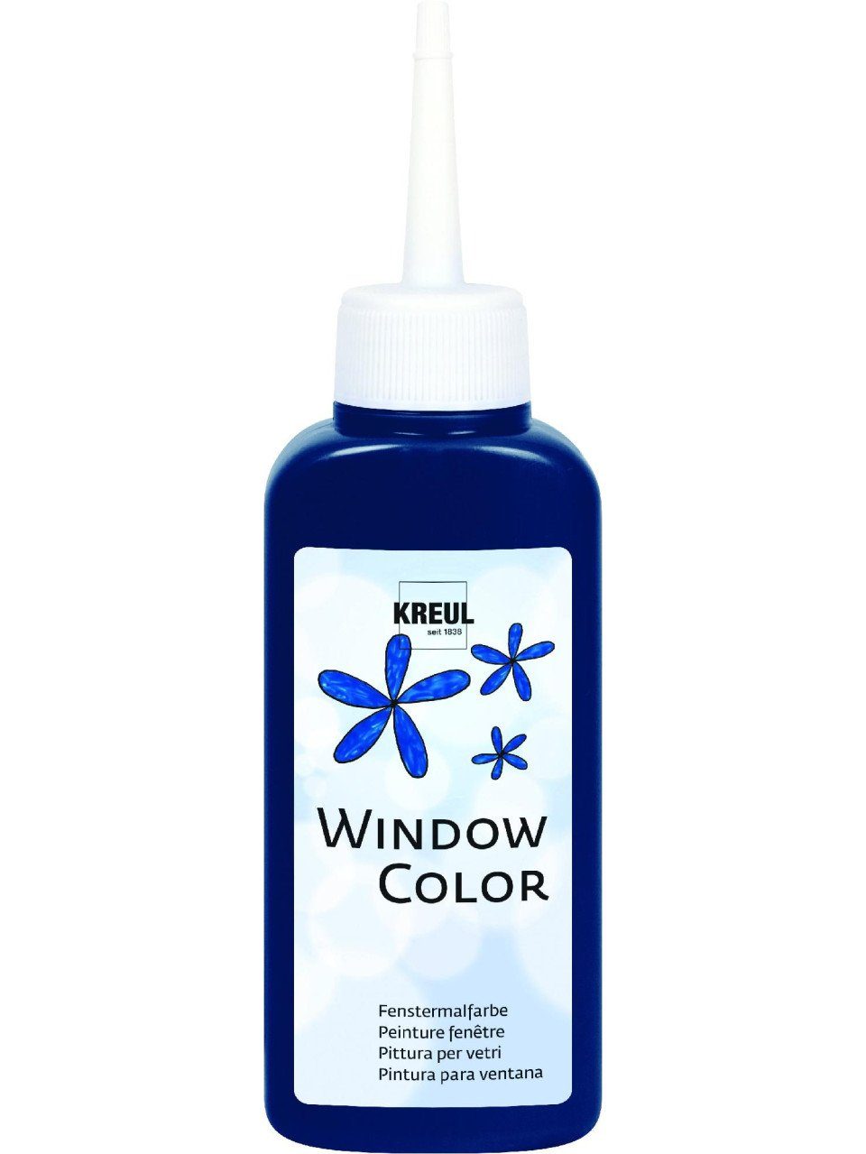 Kreul Bastelfarbe Kreul Window Color nachtblau 80 ml